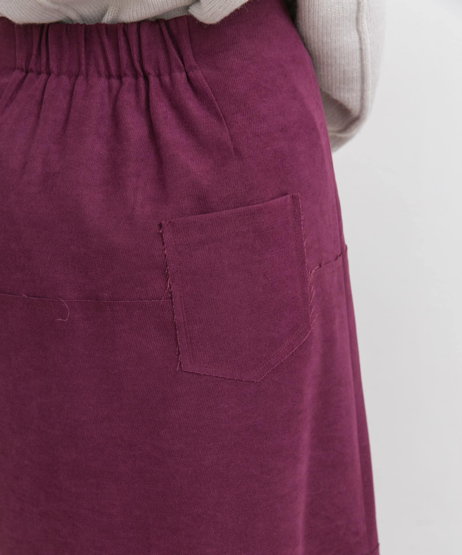 カットオフ切替ロングスカート CASSIS one