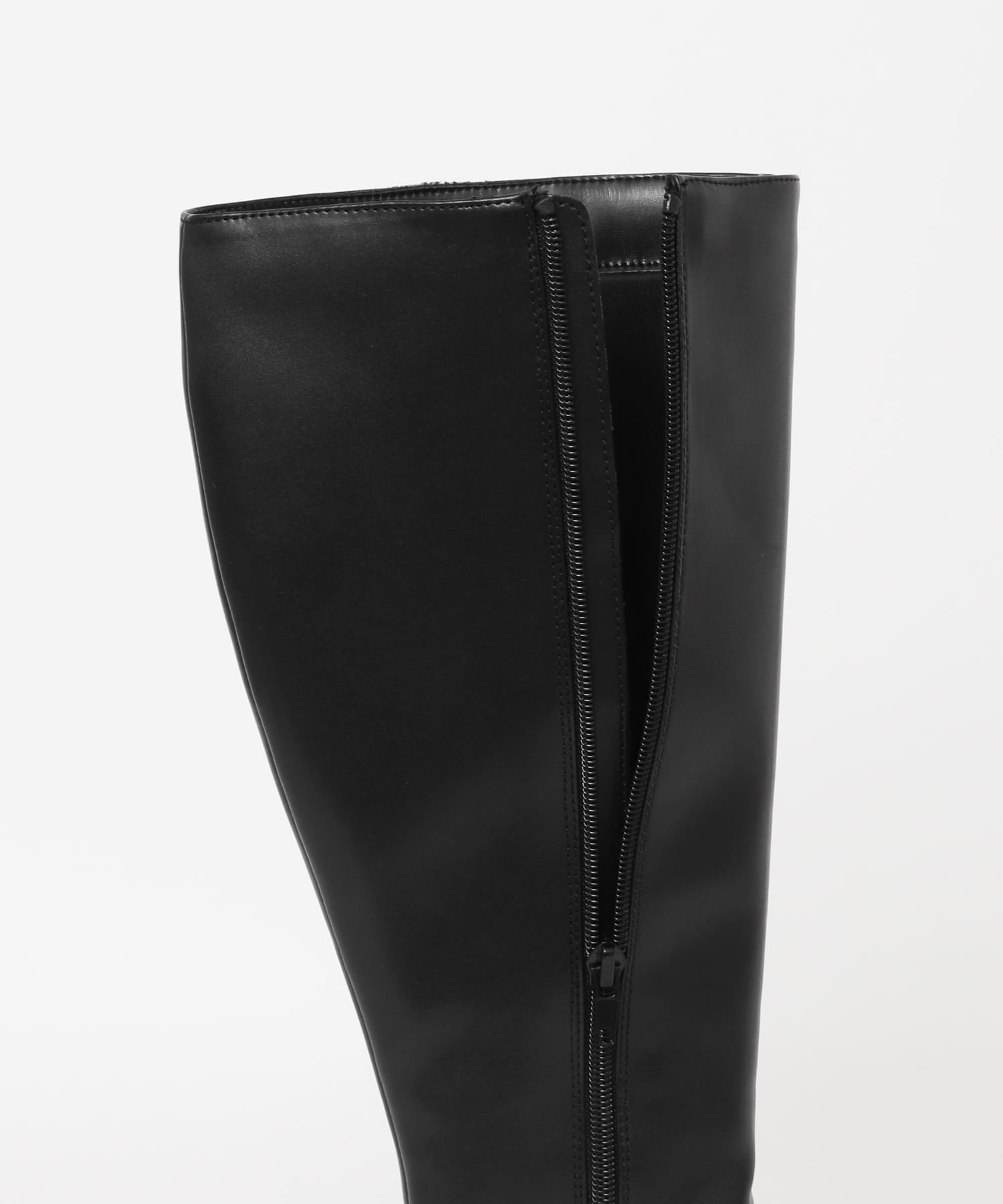 ウエスタンヒールロングブーツ BLACK 36