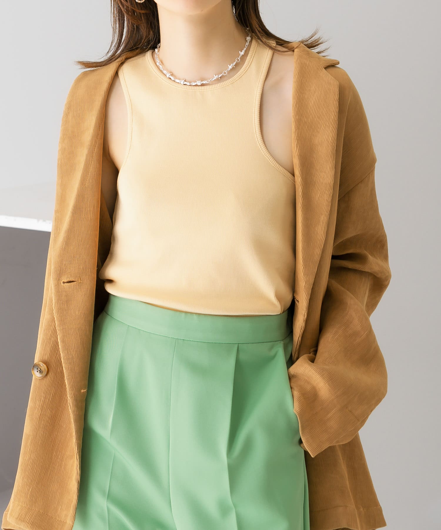 アシメタンクトップ(one BEIGE): トップス｜URBAN RESEARCH公式