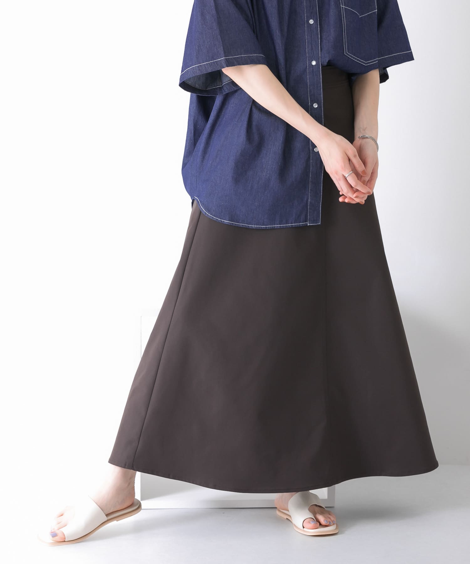 身長：159cm サイズ：one