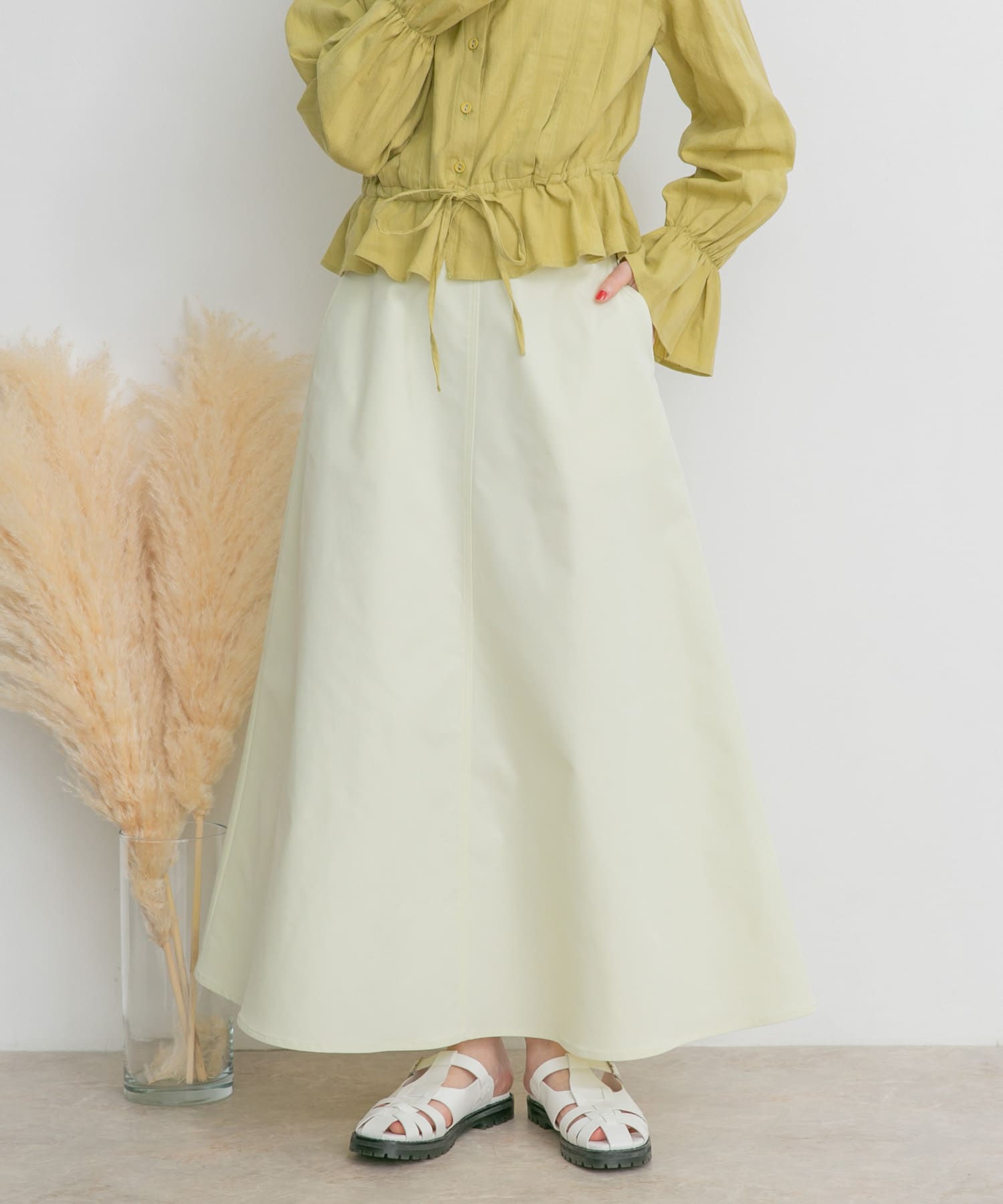 身長：159cm サイズ：one