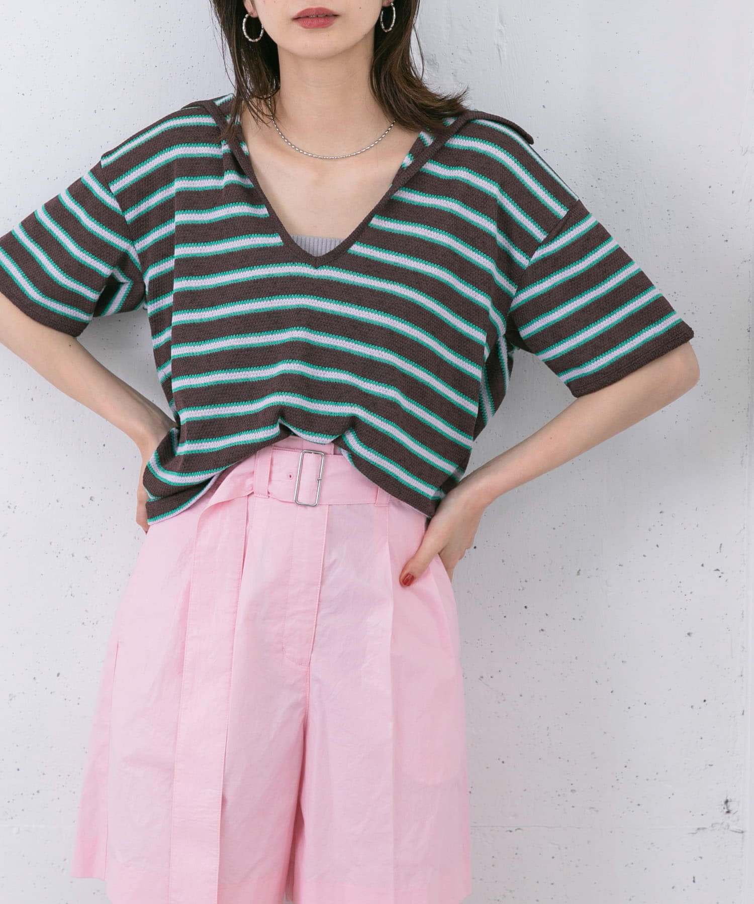 身長：159cm サイズ：one
