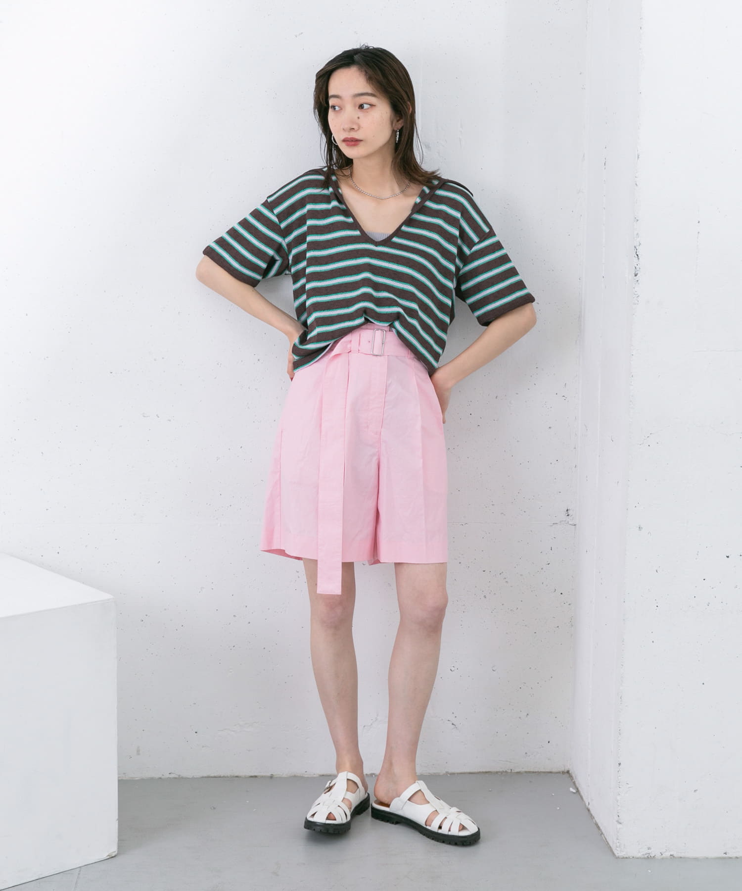 身長：159cm サイズ：one
