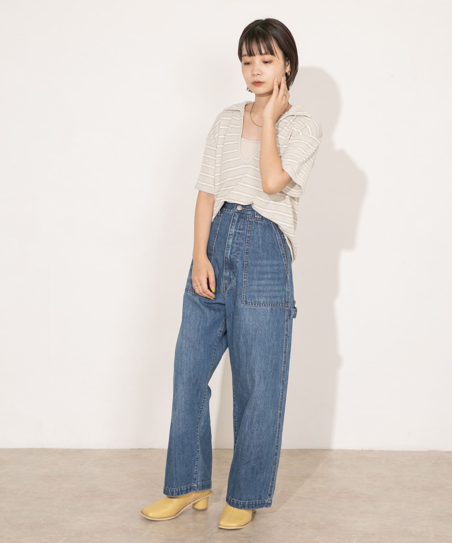 身長：160cm サイズ：one