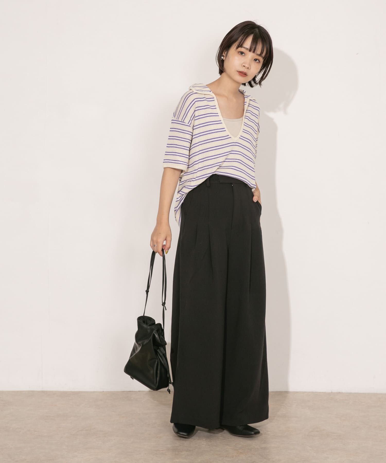 身長：160cm サイズ：one