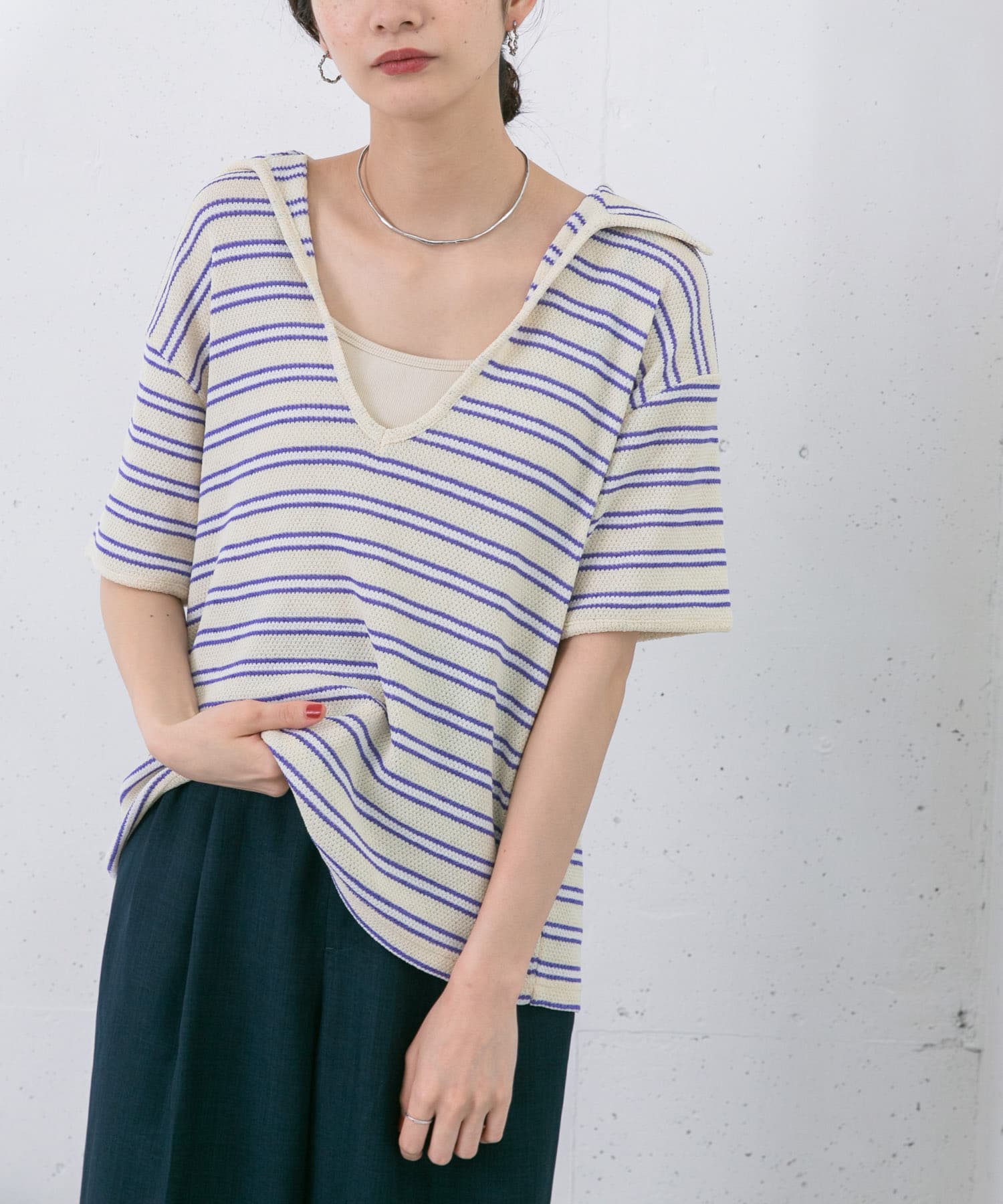 身長：159cm サイズ：one