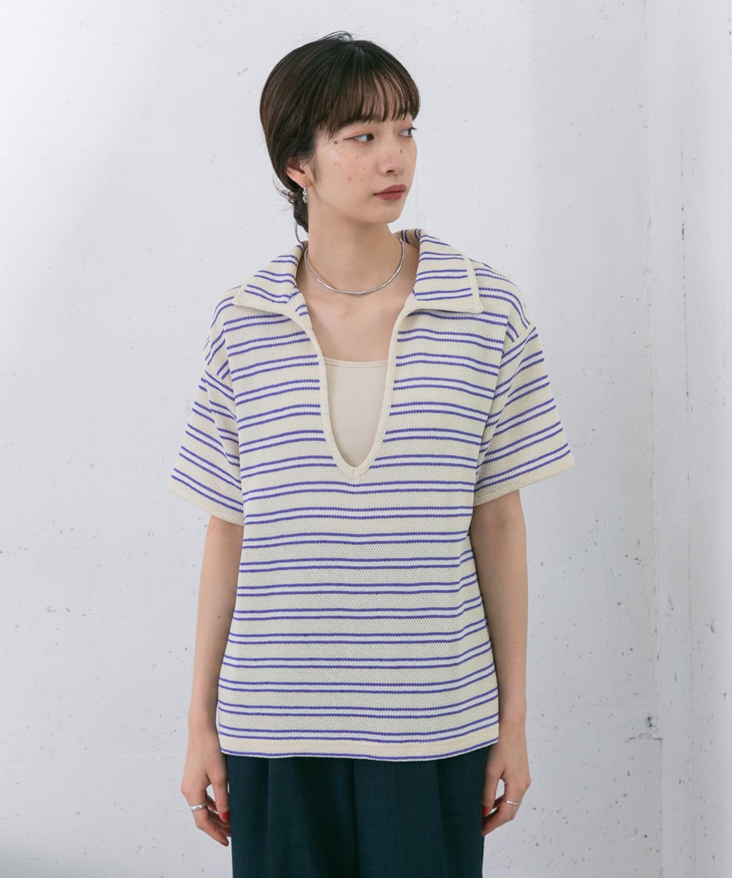 身長：159cm サイズ：one