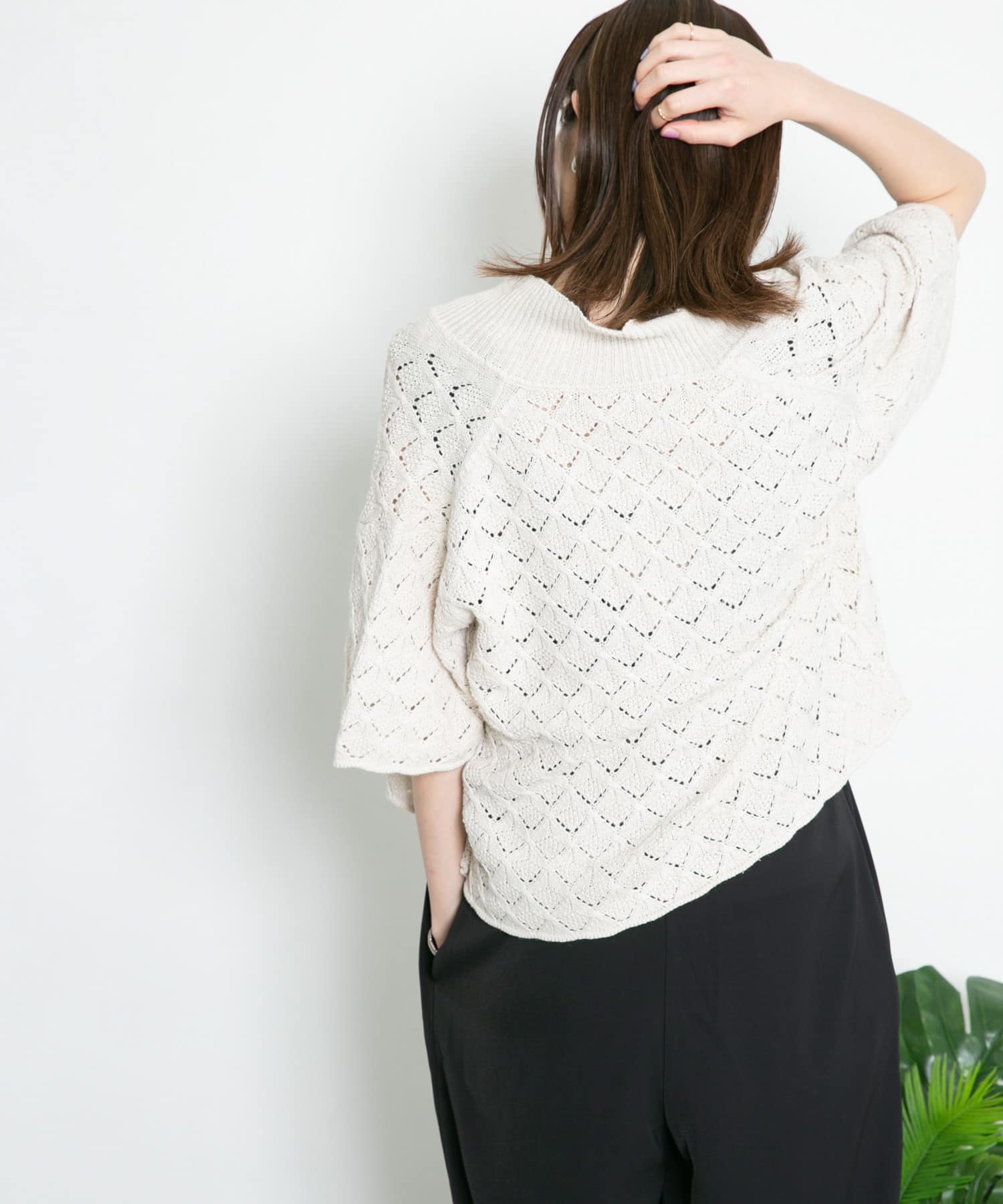 身長：159cm サイズ：one