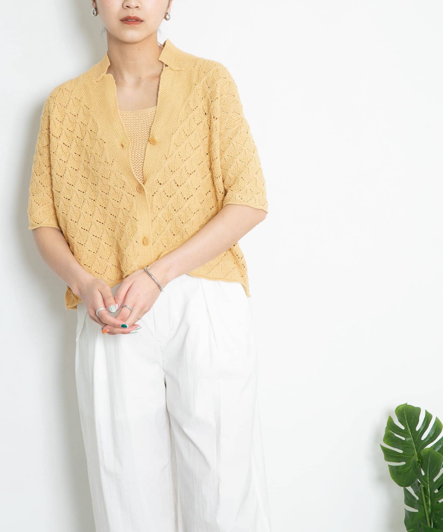 身長：165cm サイズ：one