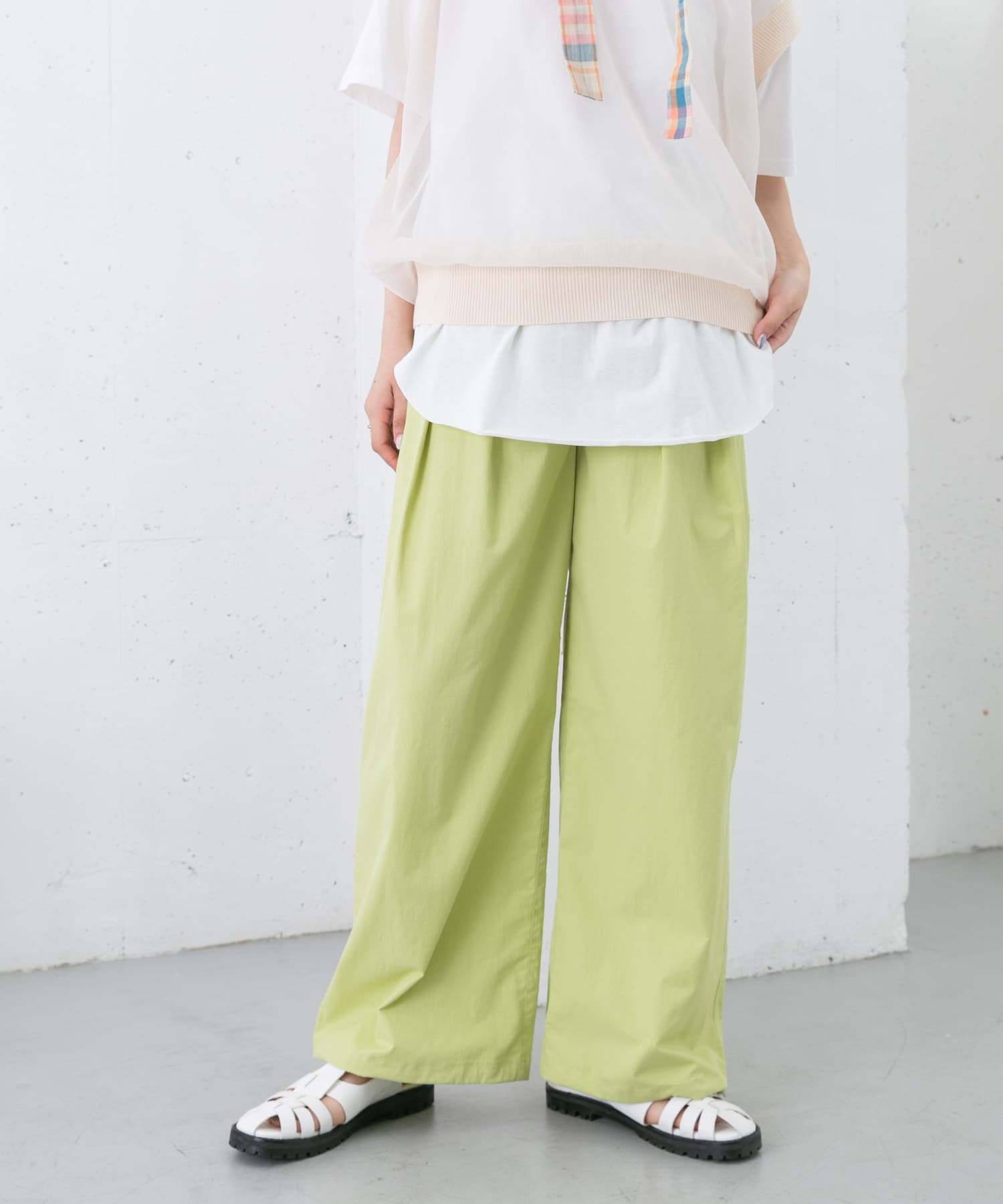 身長：160cm サイズ：one