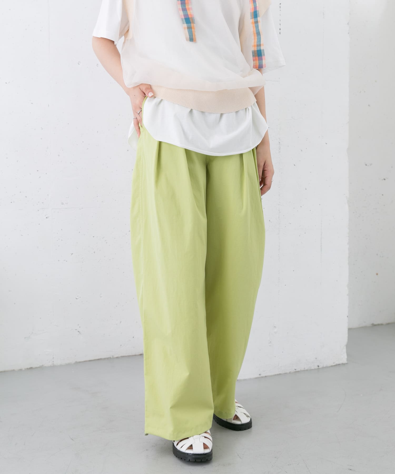 身長：160cm サイズ：one