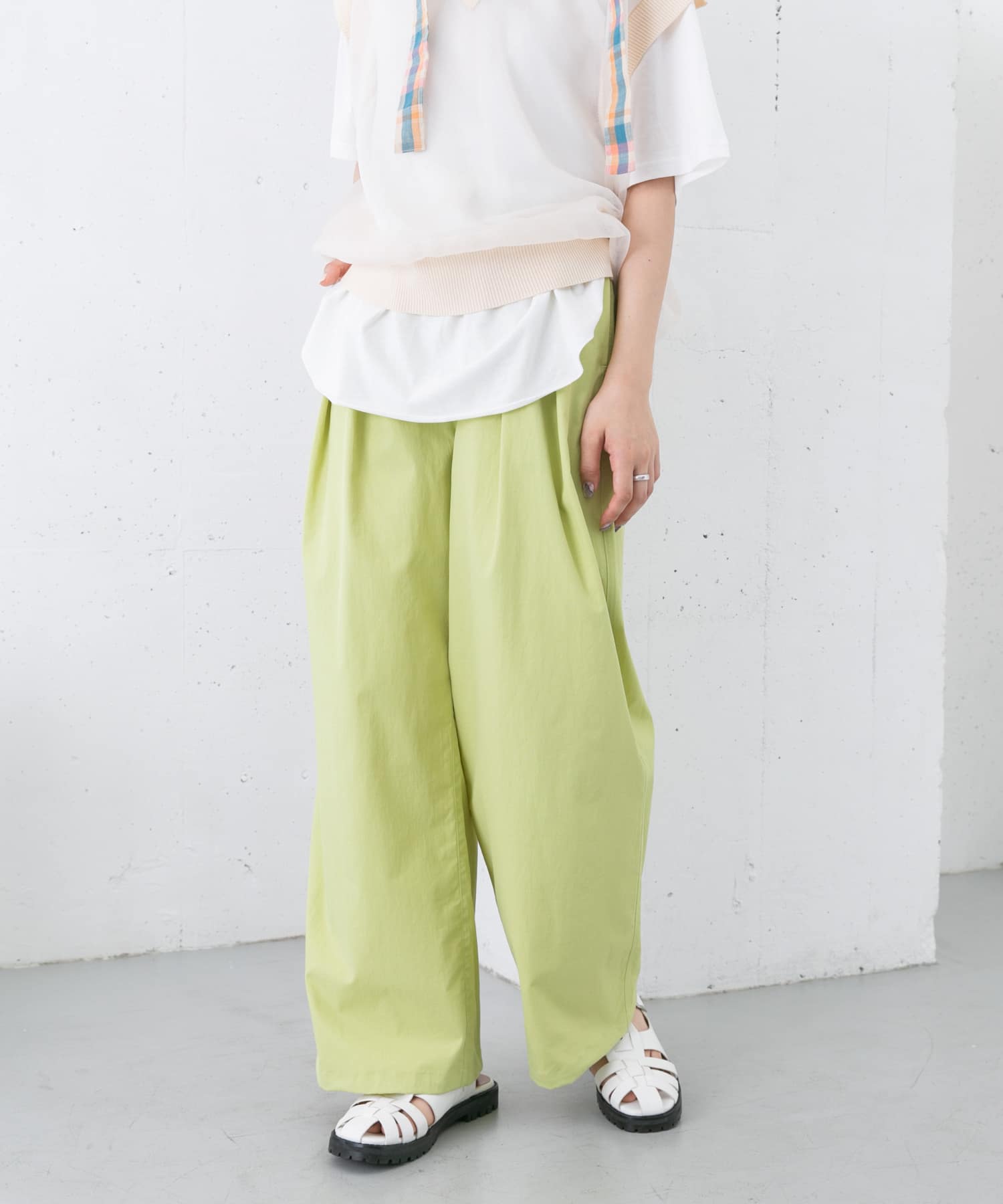 身長：160cm サイズ：one