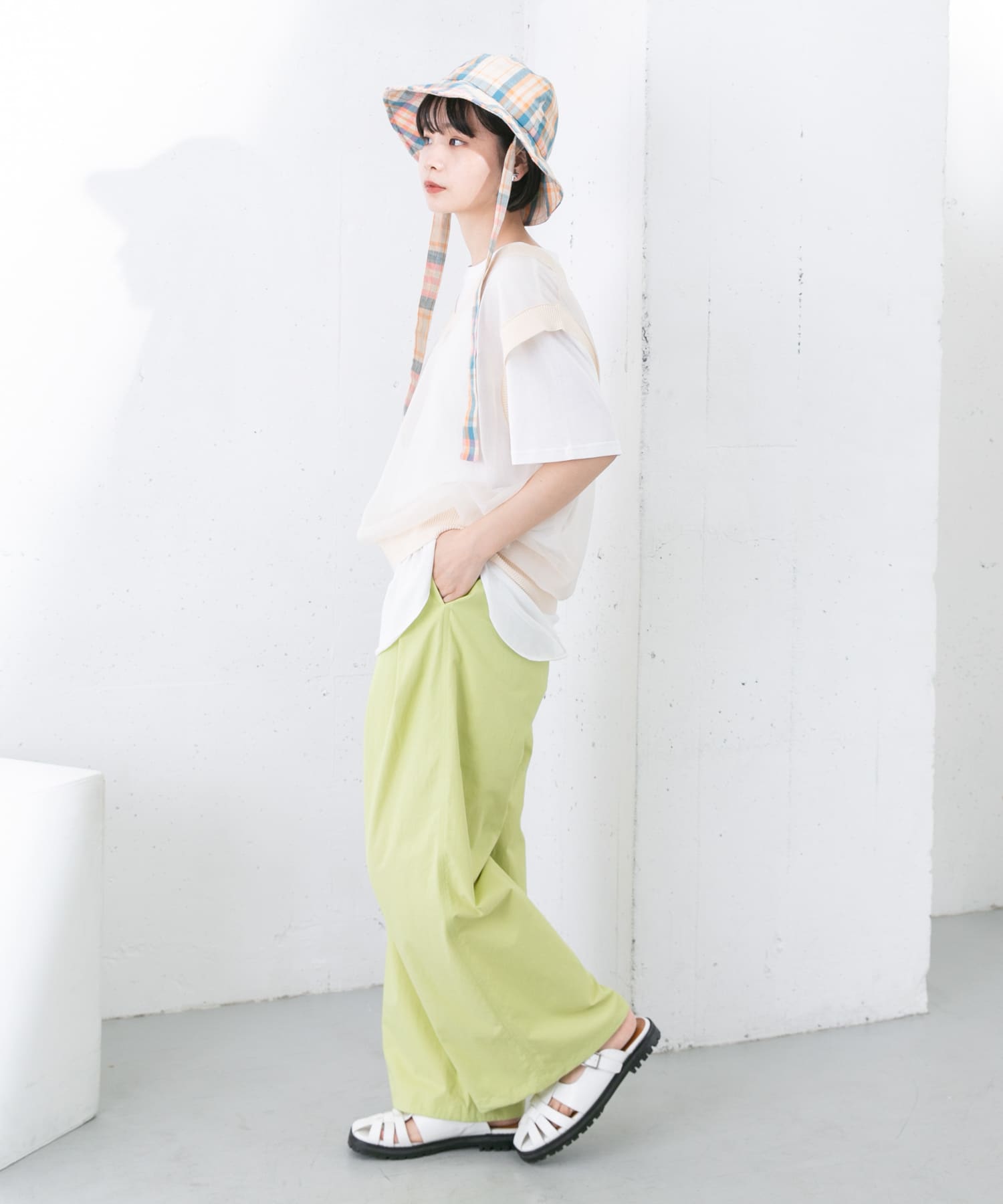 身長：160cm サイズ：one