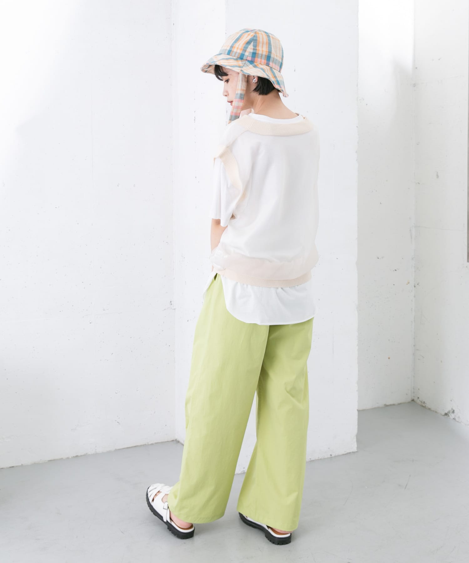 身長：160cm サイズ：one