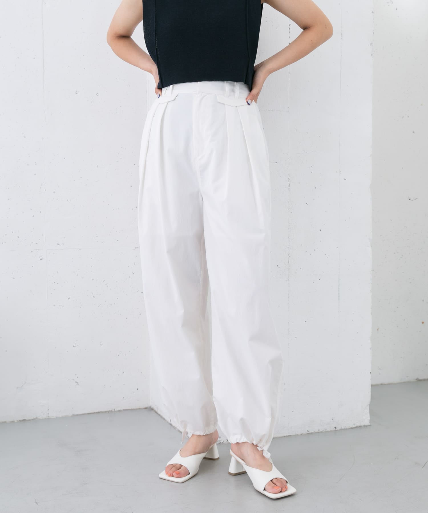 身長：165cm サイズ：one