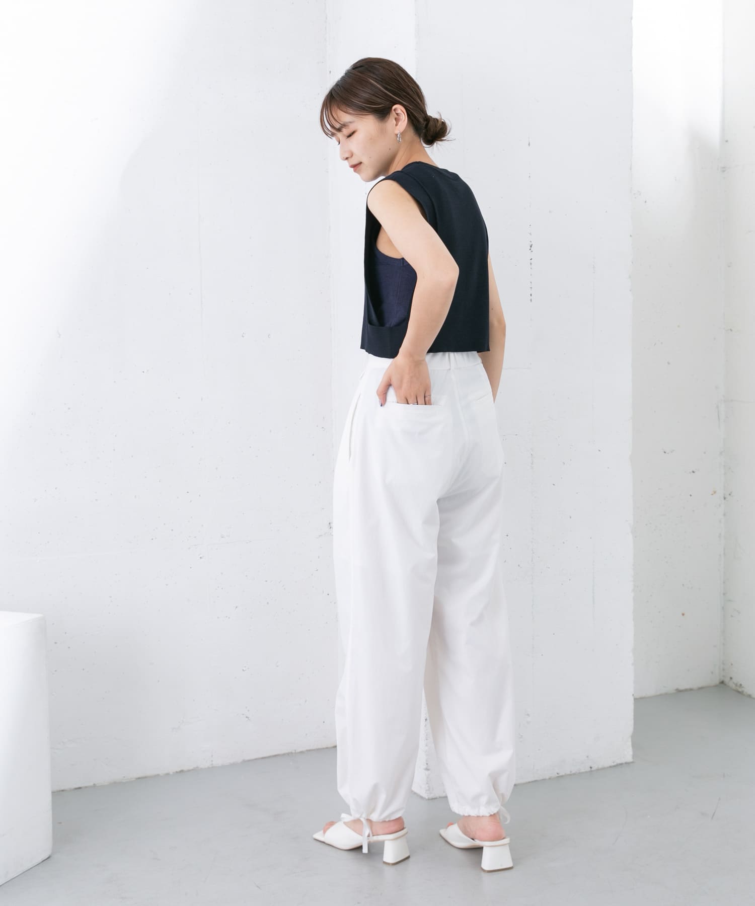 身長：165cm サイズ：one