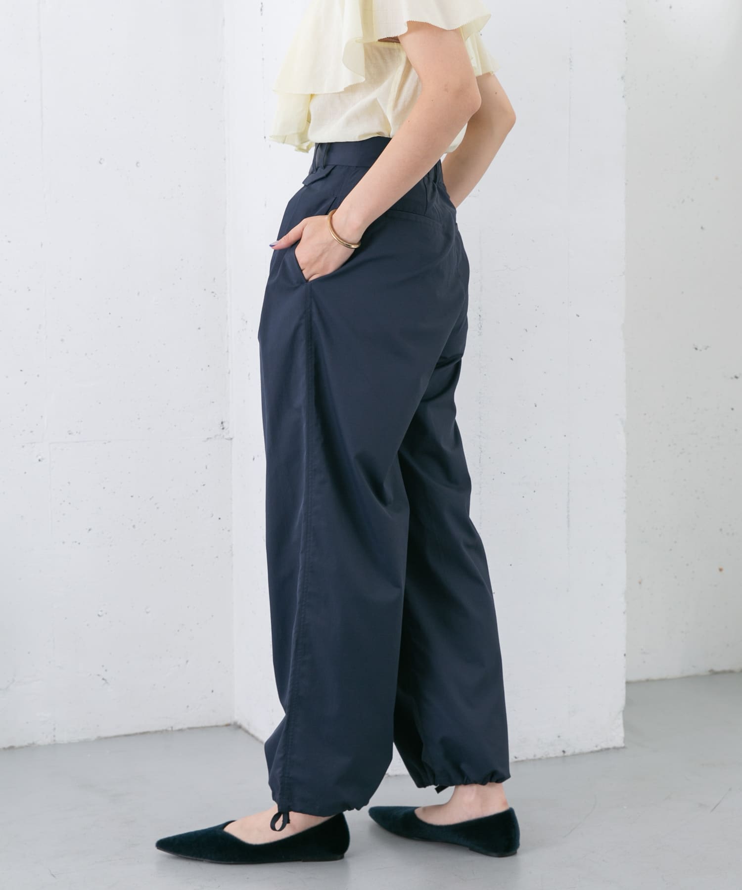 身長：165cm サイズ：one