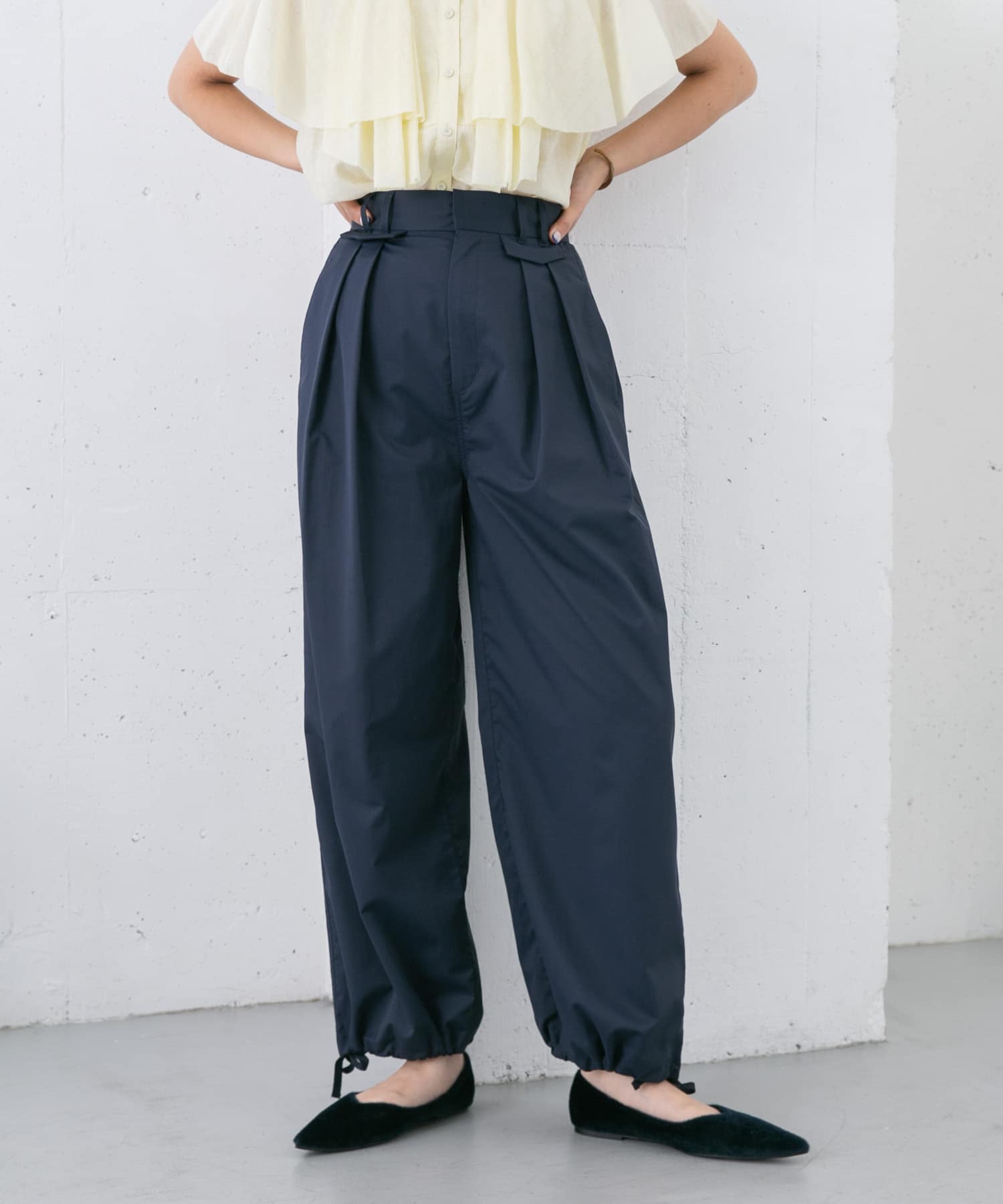 身長：165cm サイズ：one