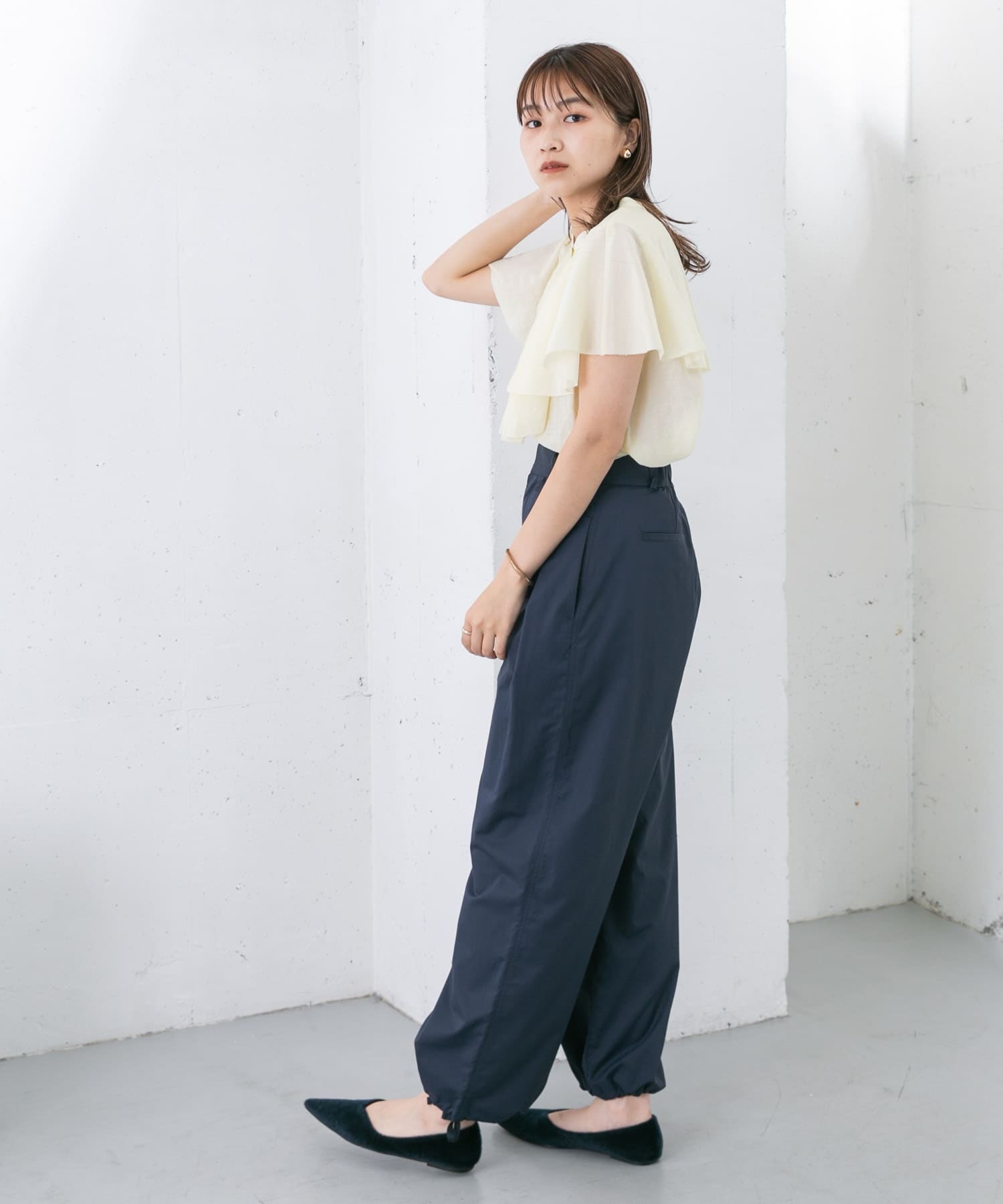 身長：165cm サイズ：one