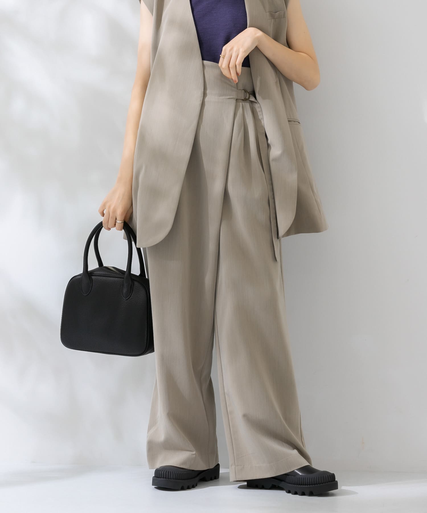 身長：159cm サイズ：one