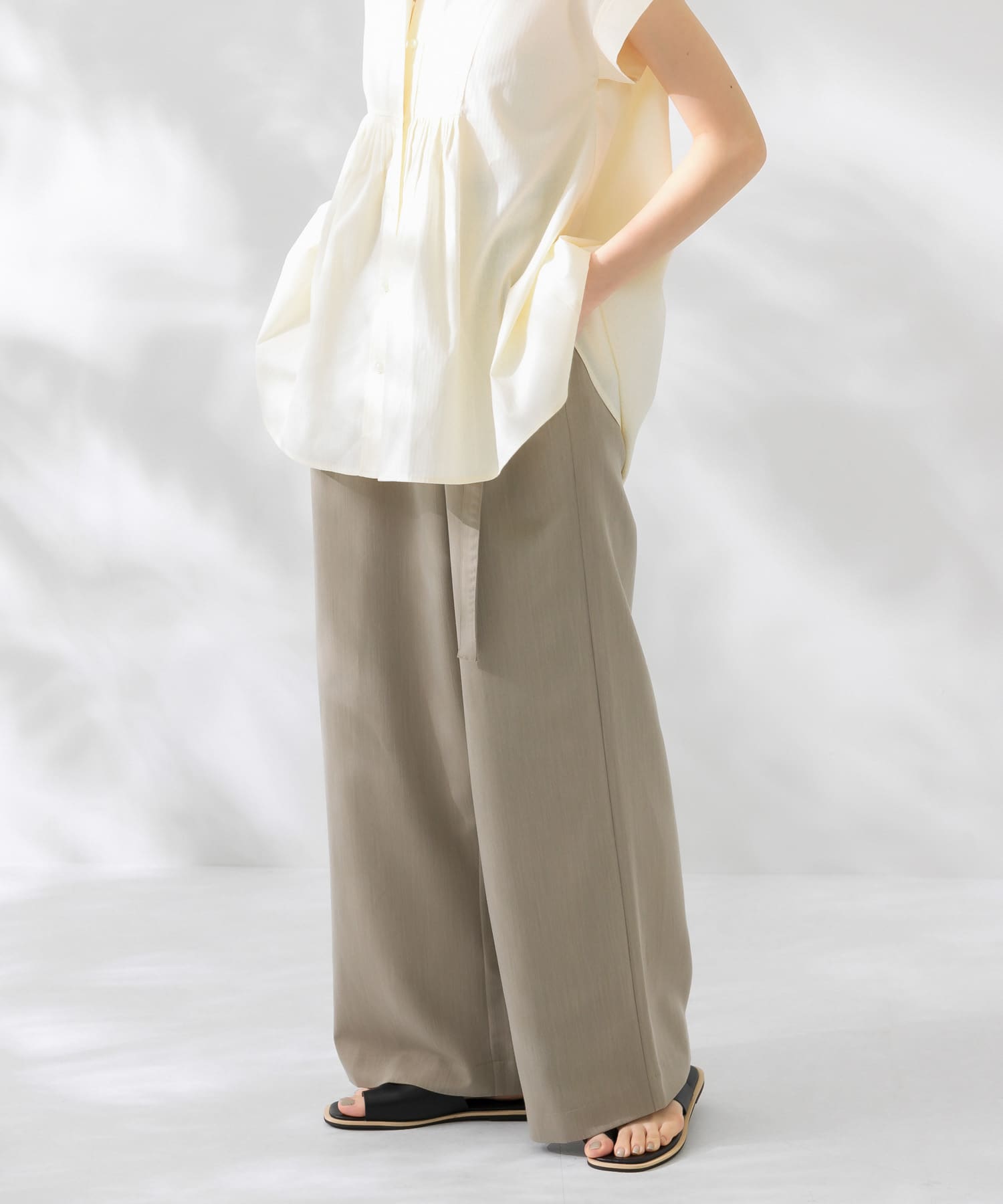 身長：159cm サイズ：one