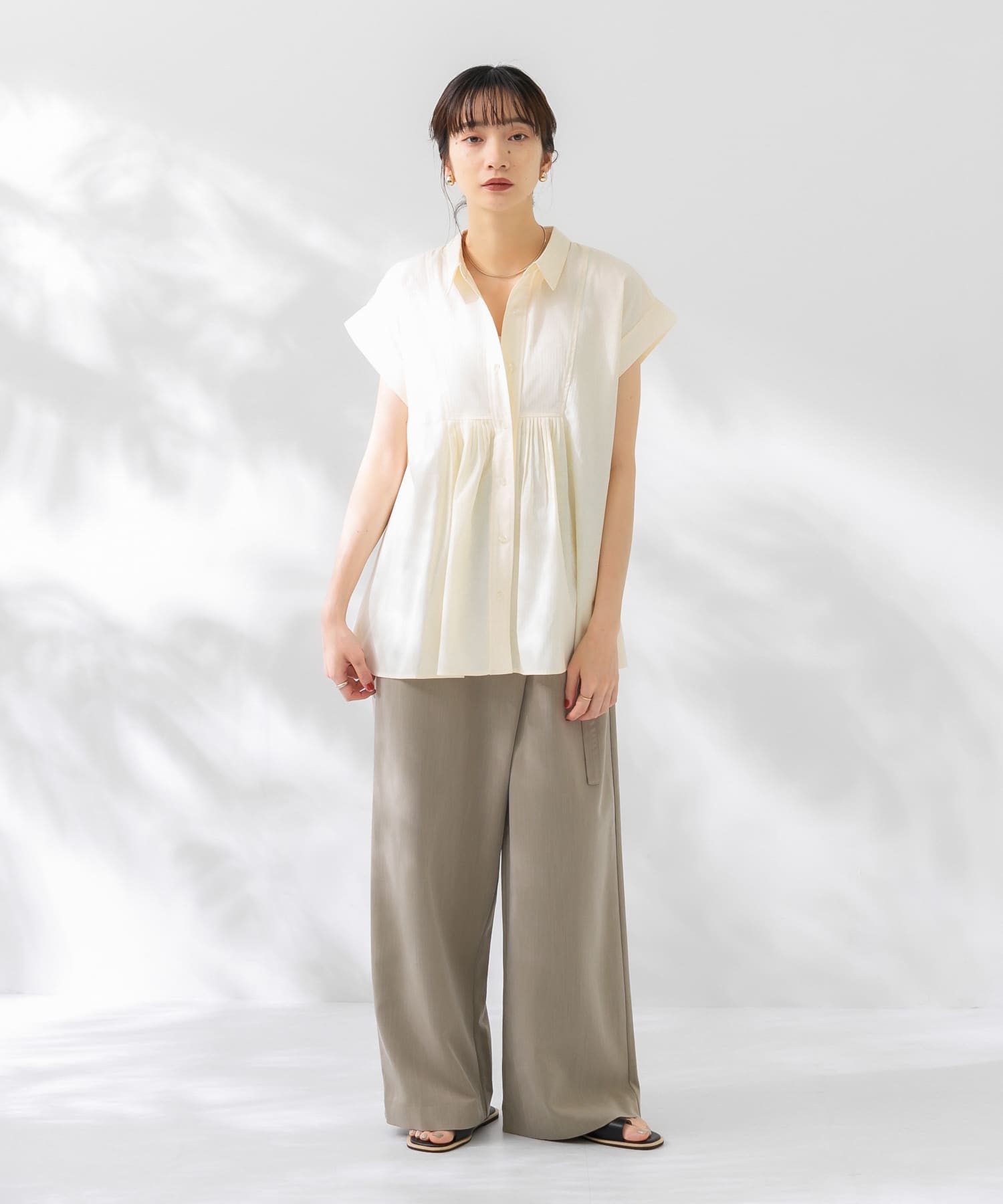 身長：159cm サイズ：one