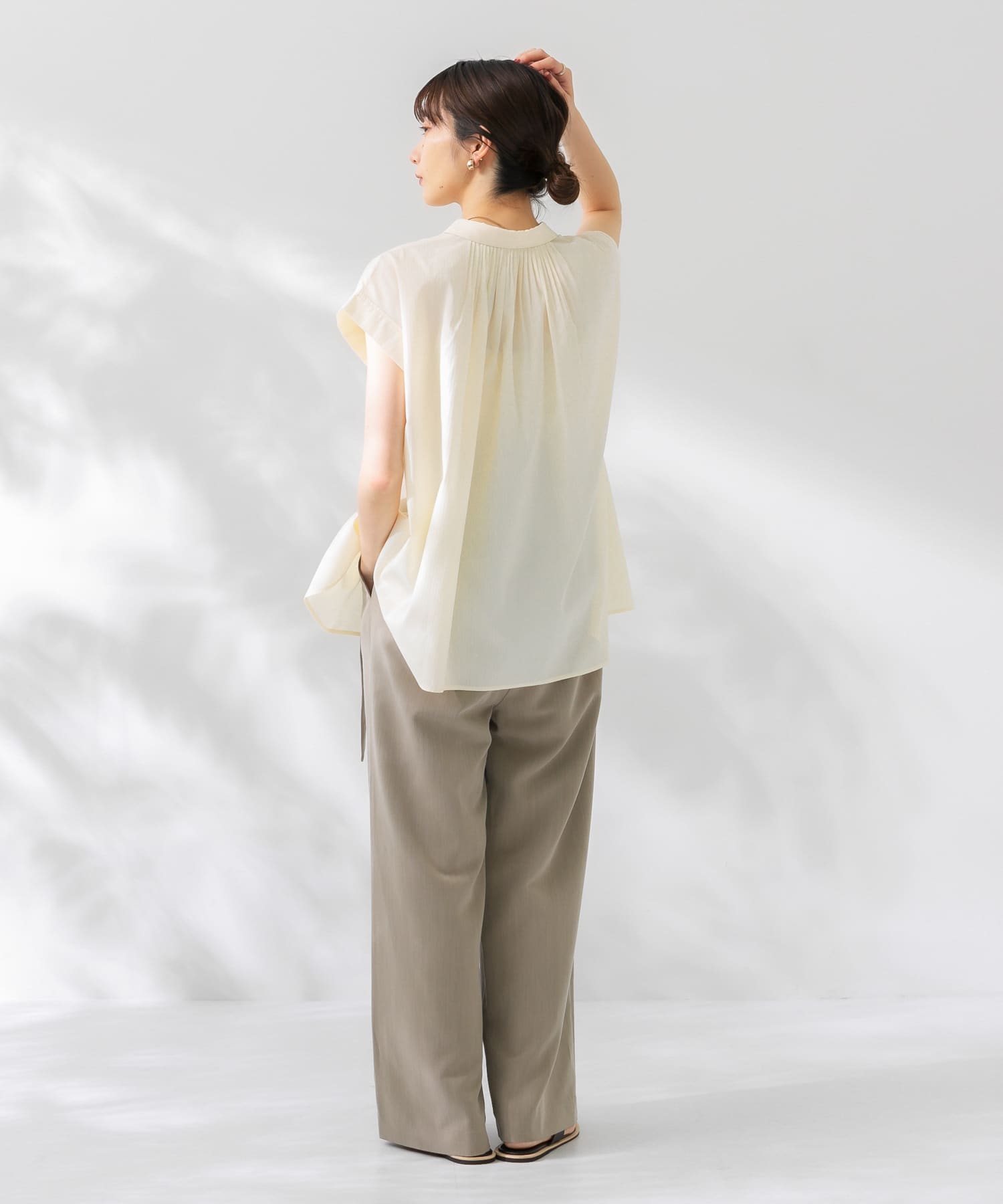 身長：159cm サイズ：one