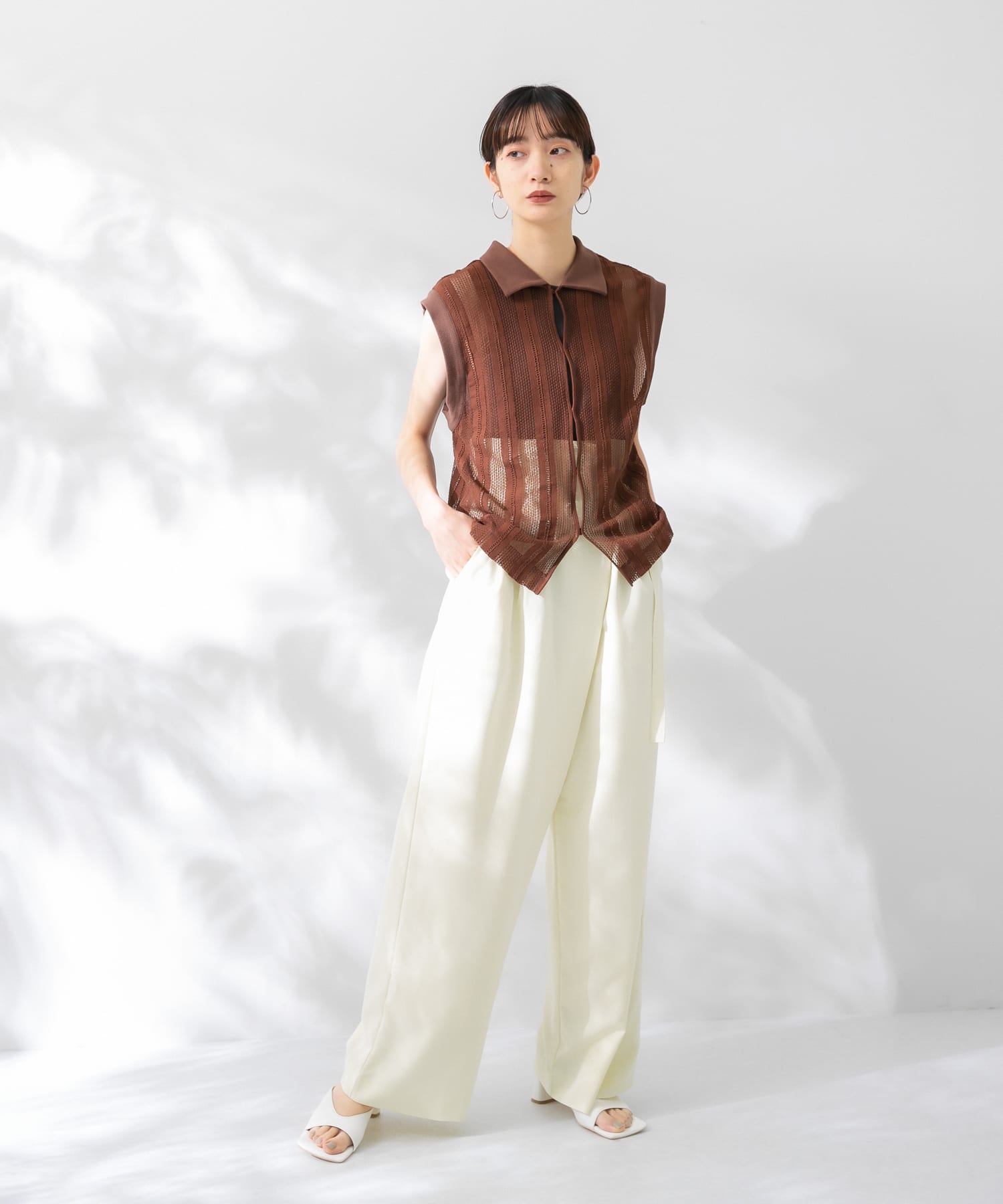 身長：159cm サイズ：one