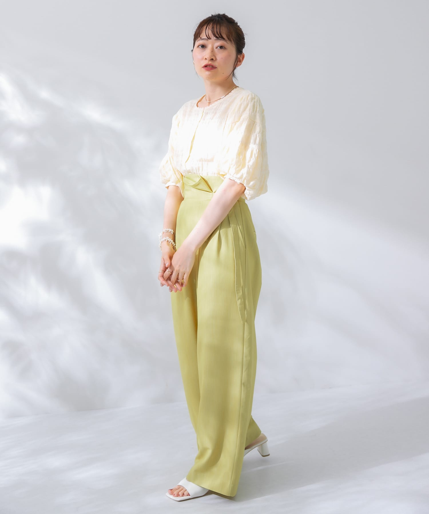 身長：155cm サイズ：one