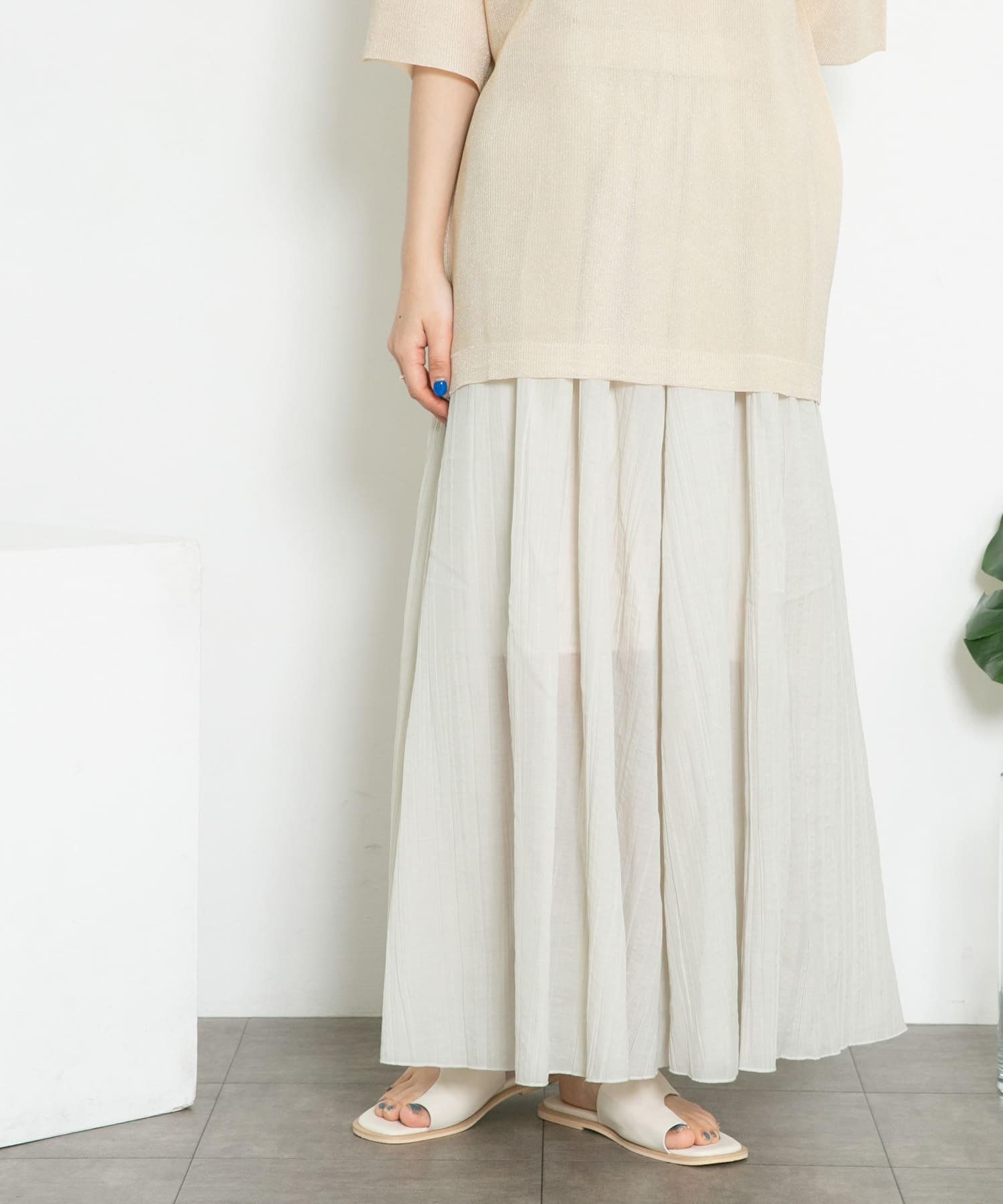 身長：160cm サイズ：one