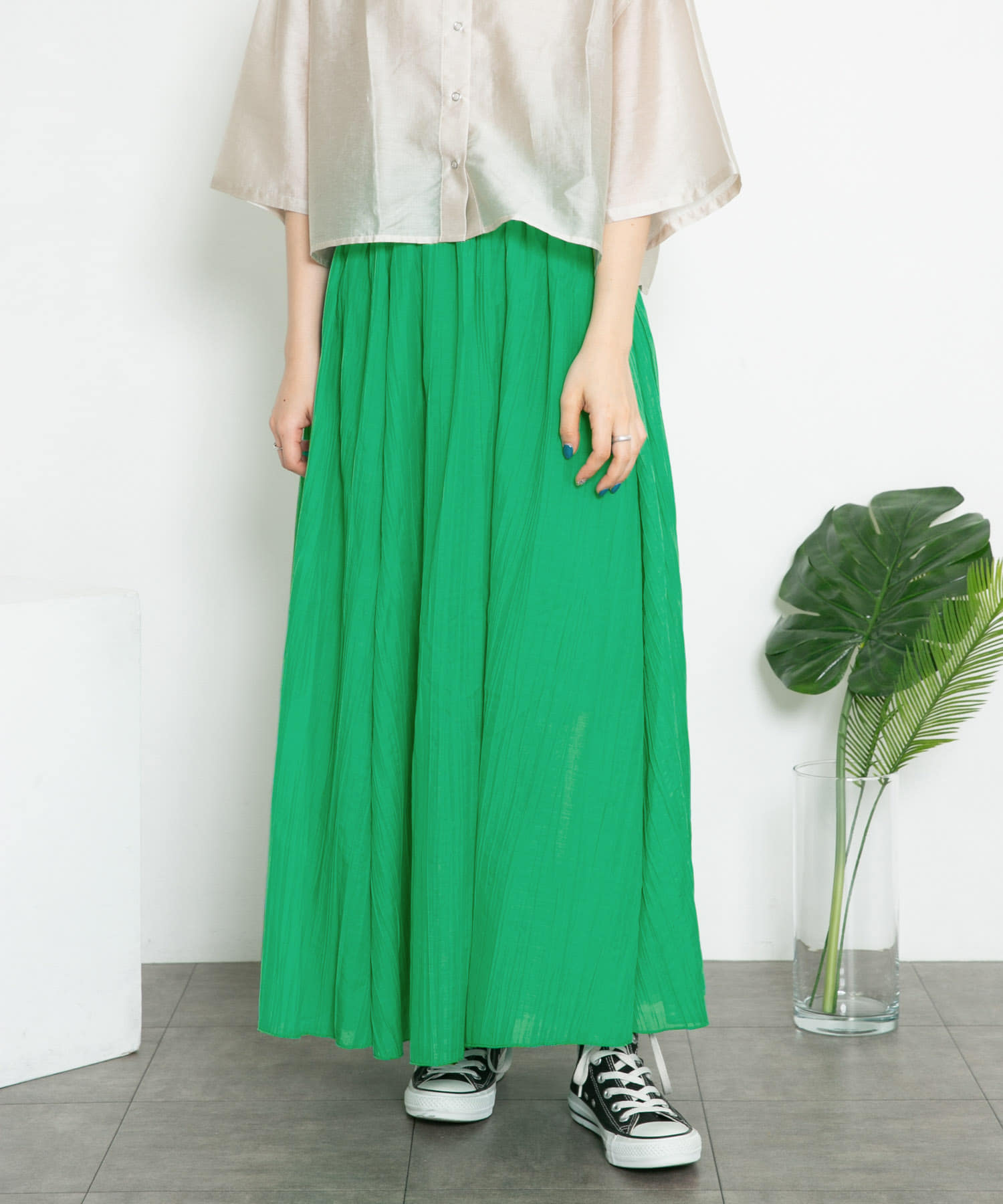 身長：160cm サイズ：one