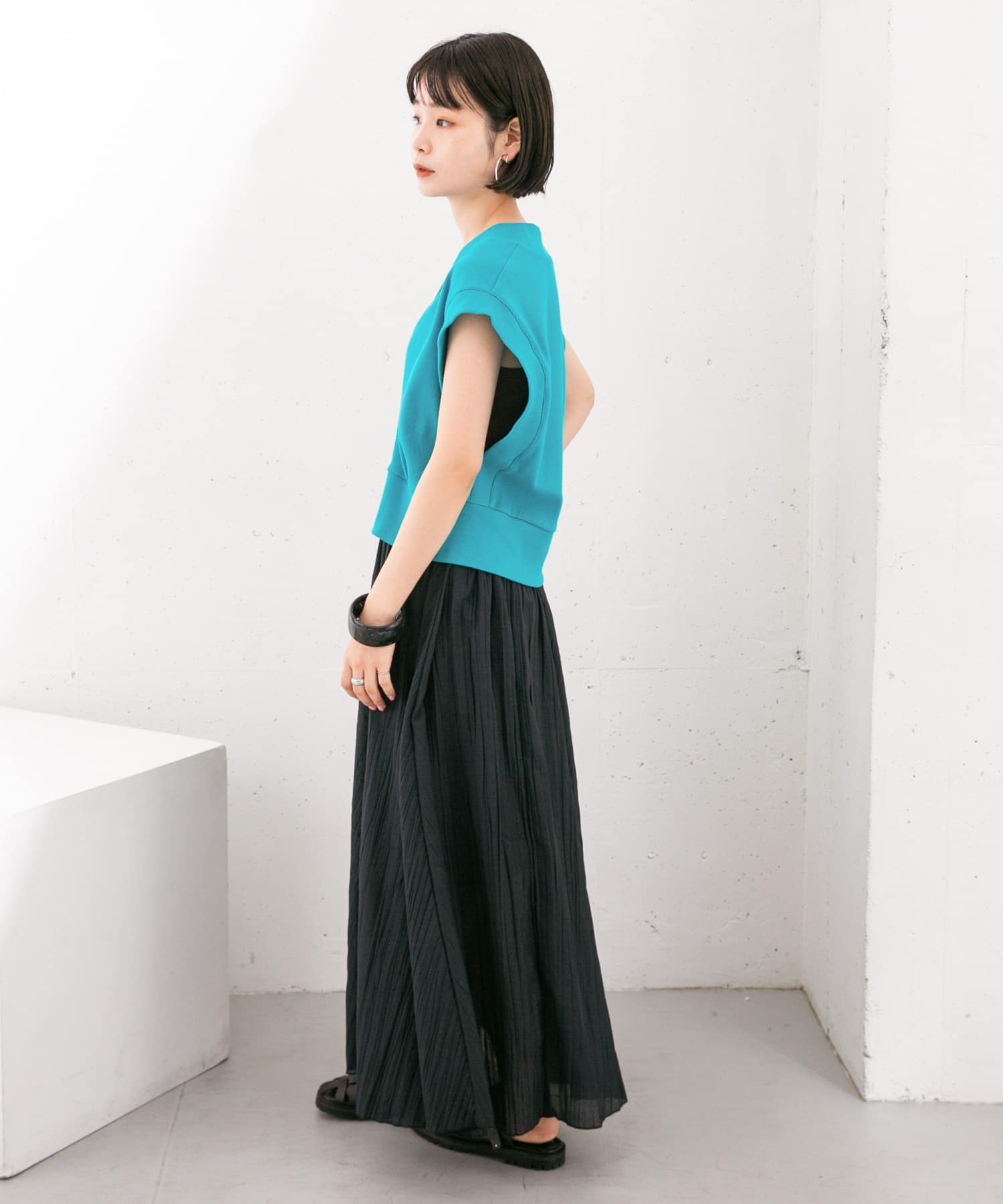 身長：160cm サイズ：one