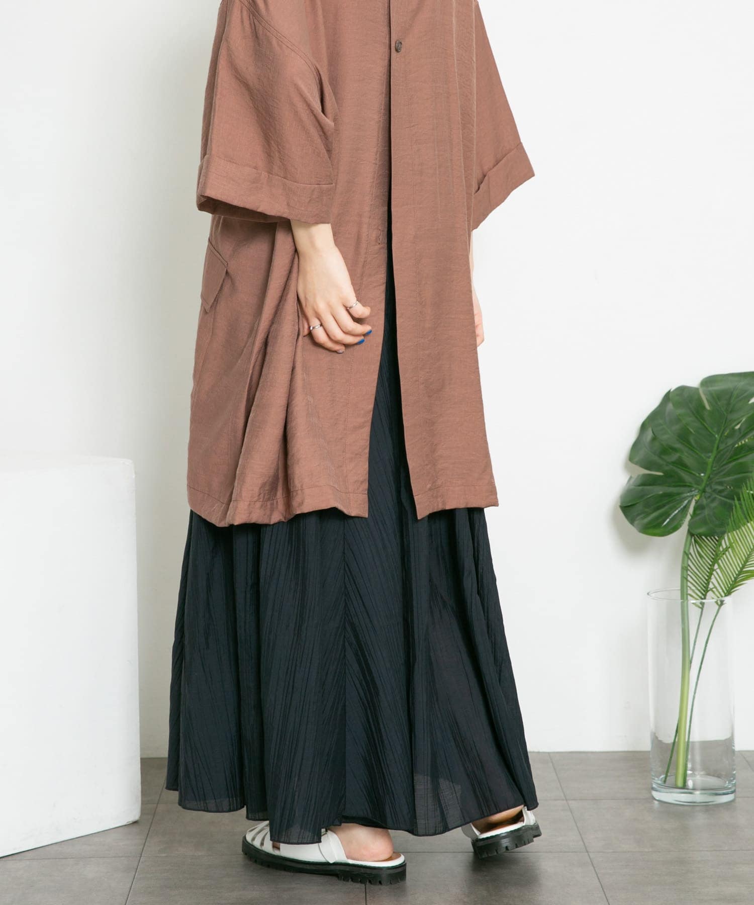 身長：160cm サイズ：one