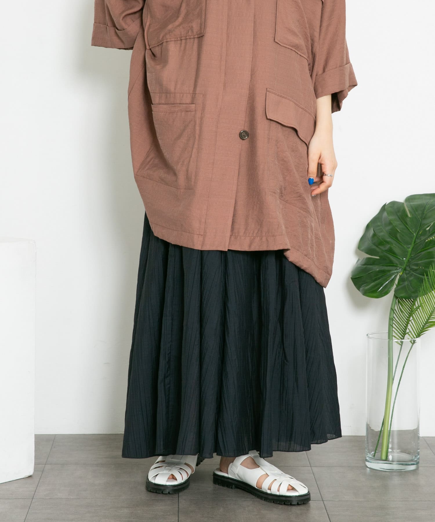 身長：160cm サイズ：one