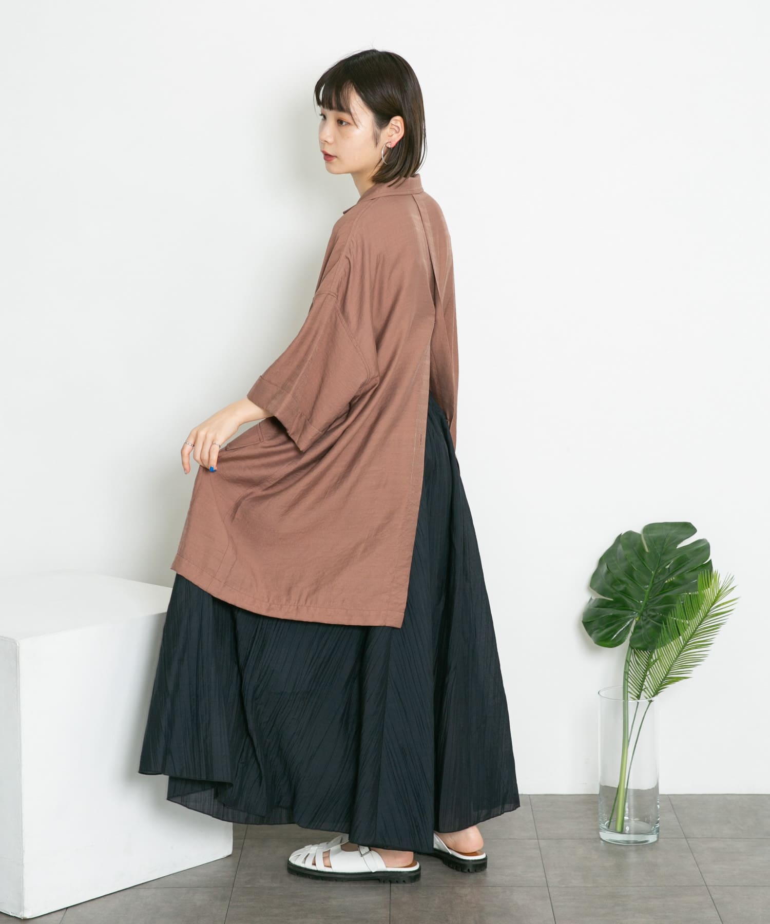 身長：160cm サイズ：one