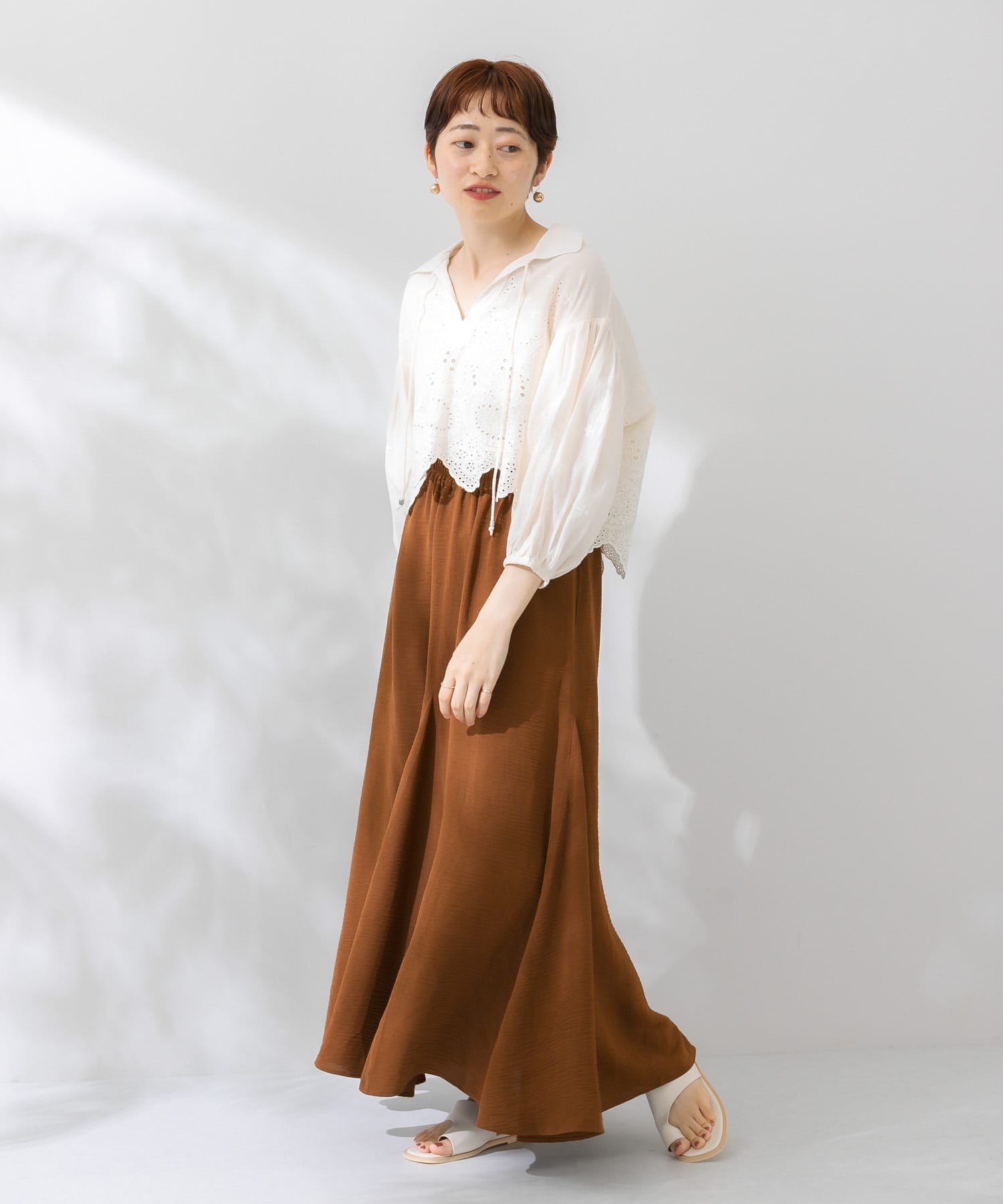 身長：155cm サイズ：one