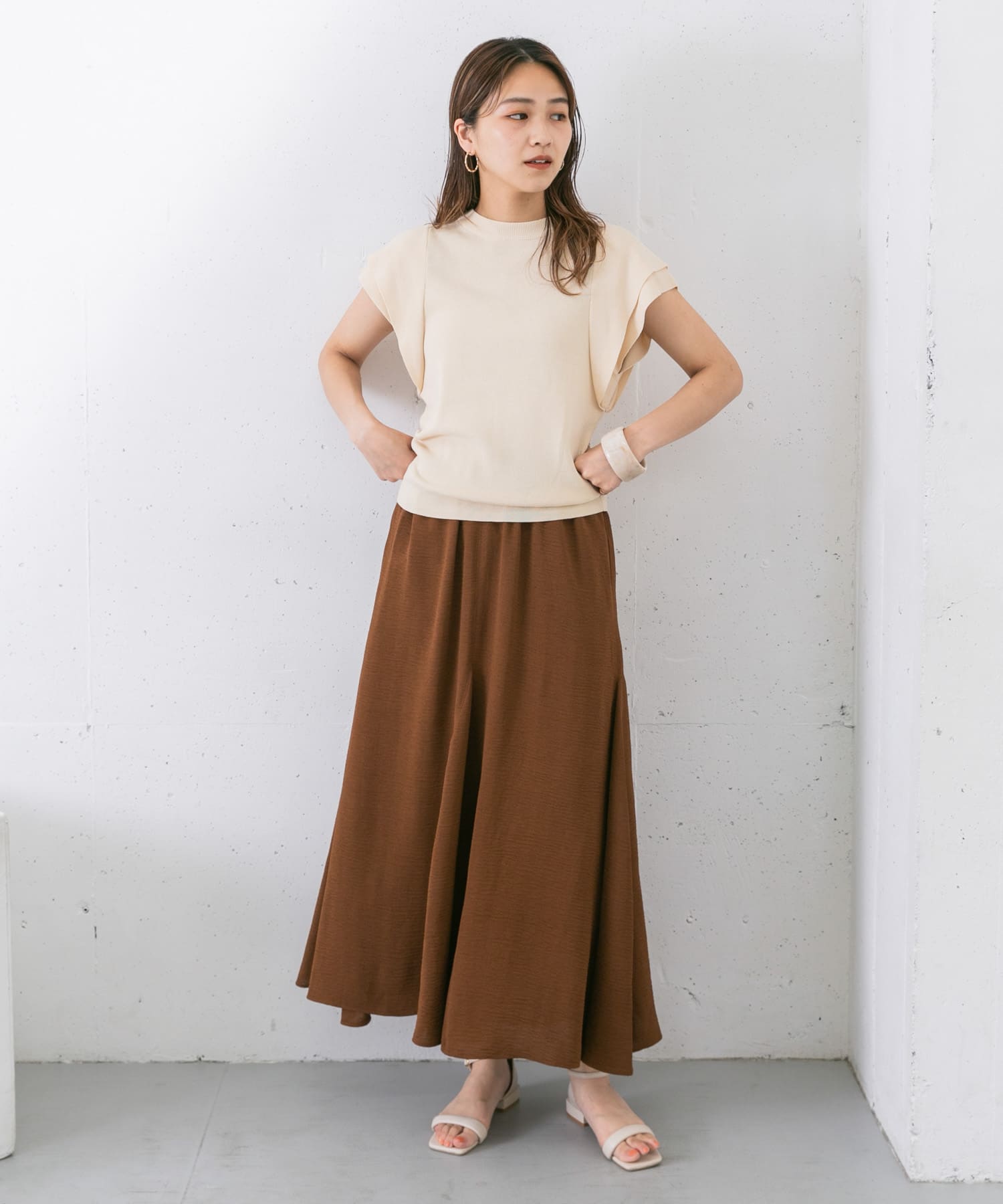 身長：165cm サイズ：one