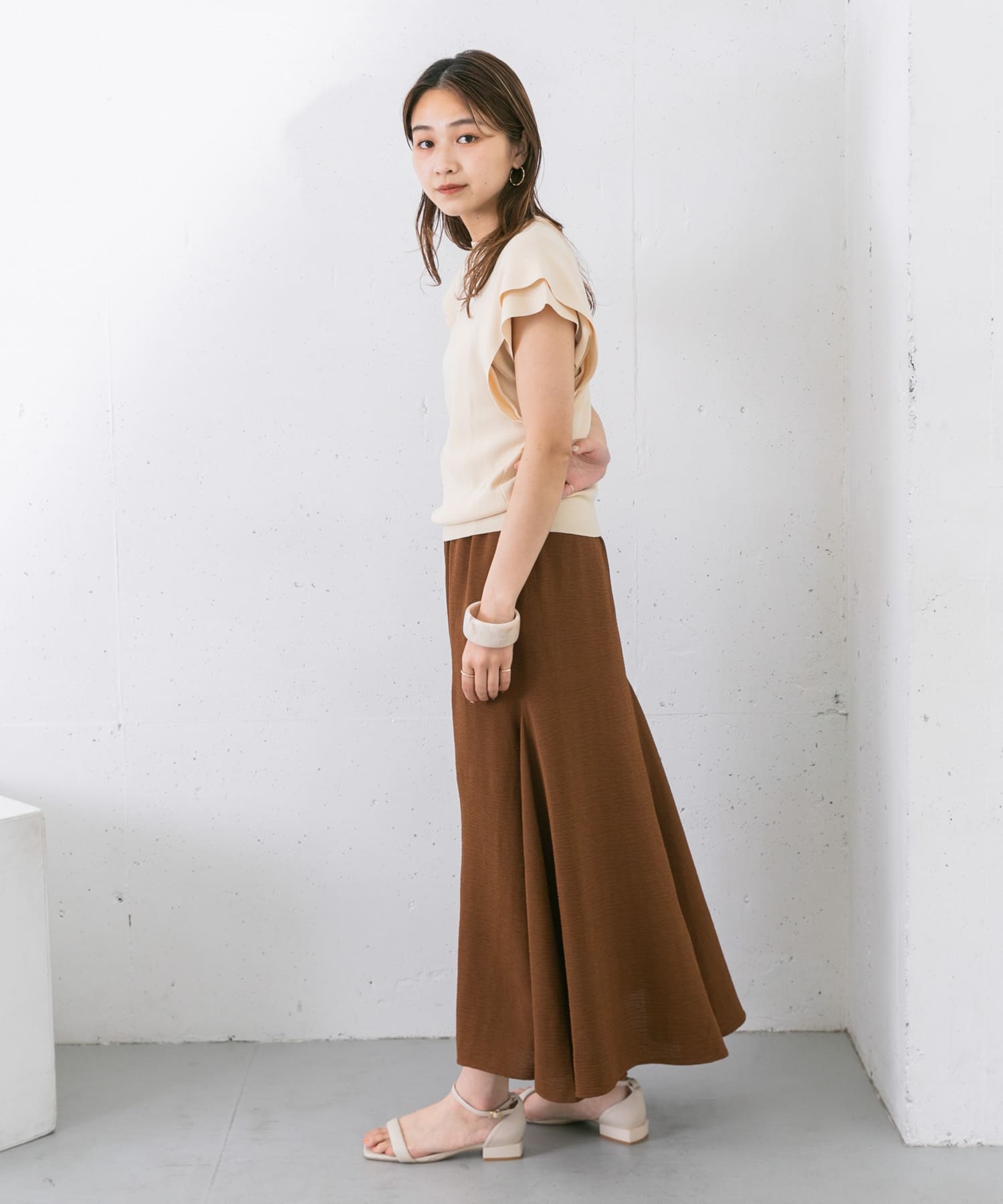 身長：165cm サイズ：one