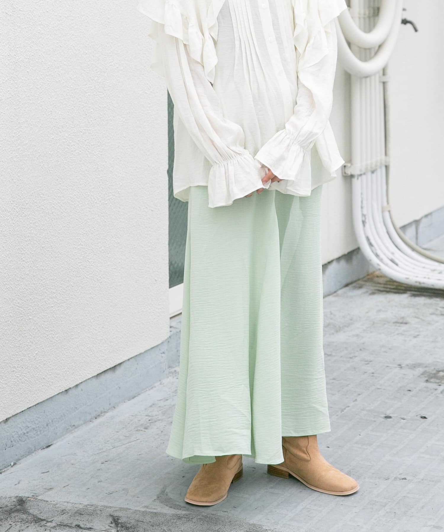 身長：160cm サイズ：one