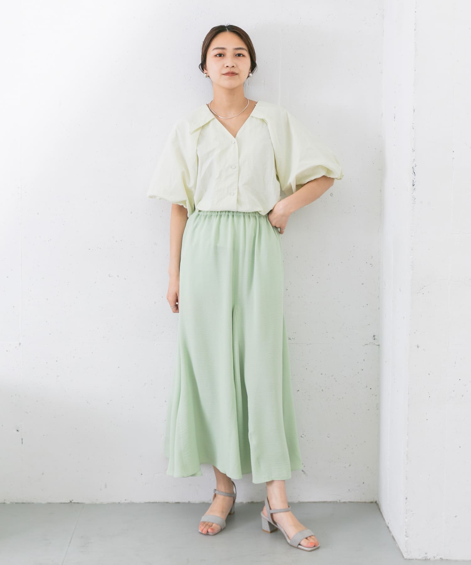 身長：165cm サイズ：one