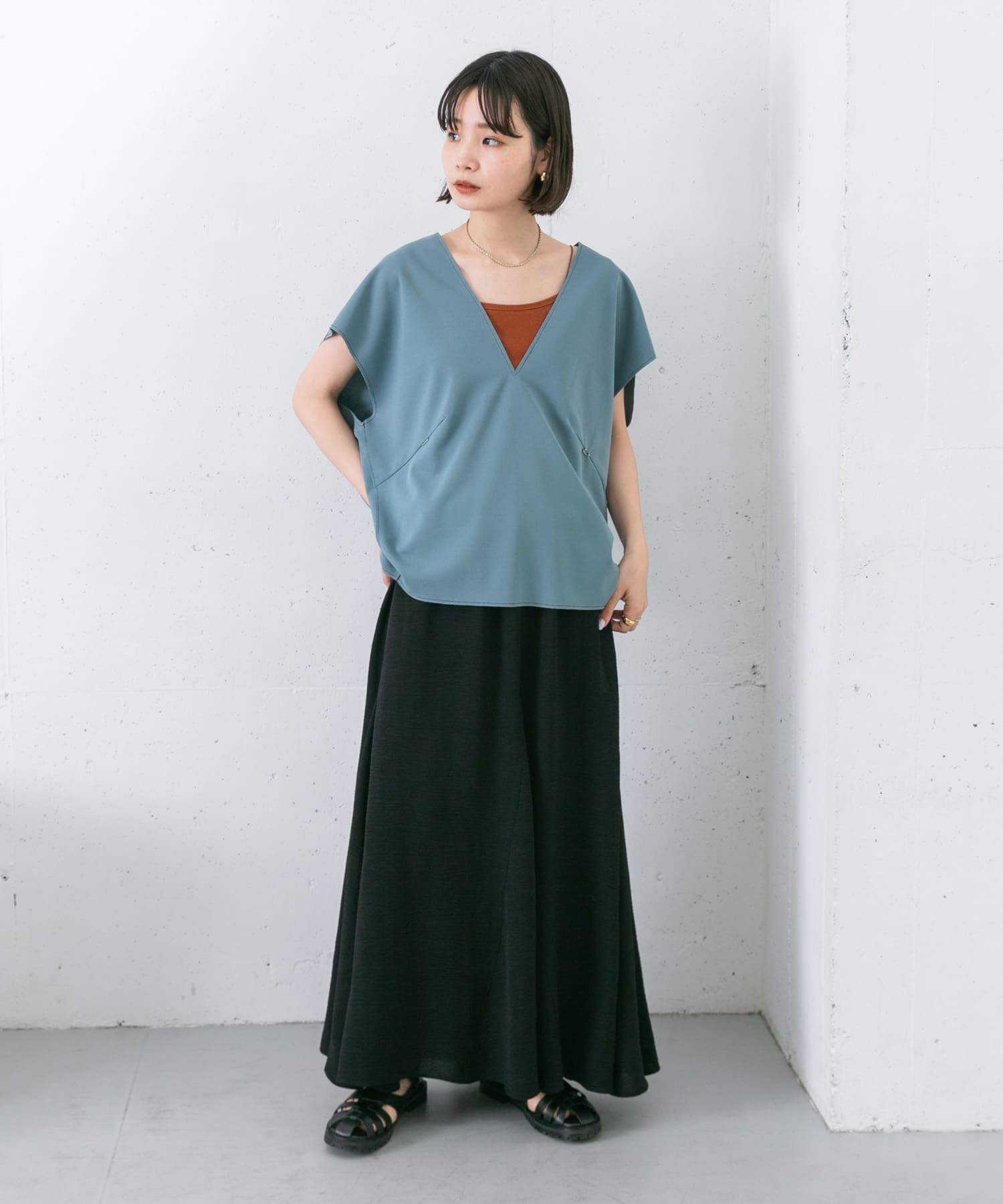 身長：160cm サイズ：one