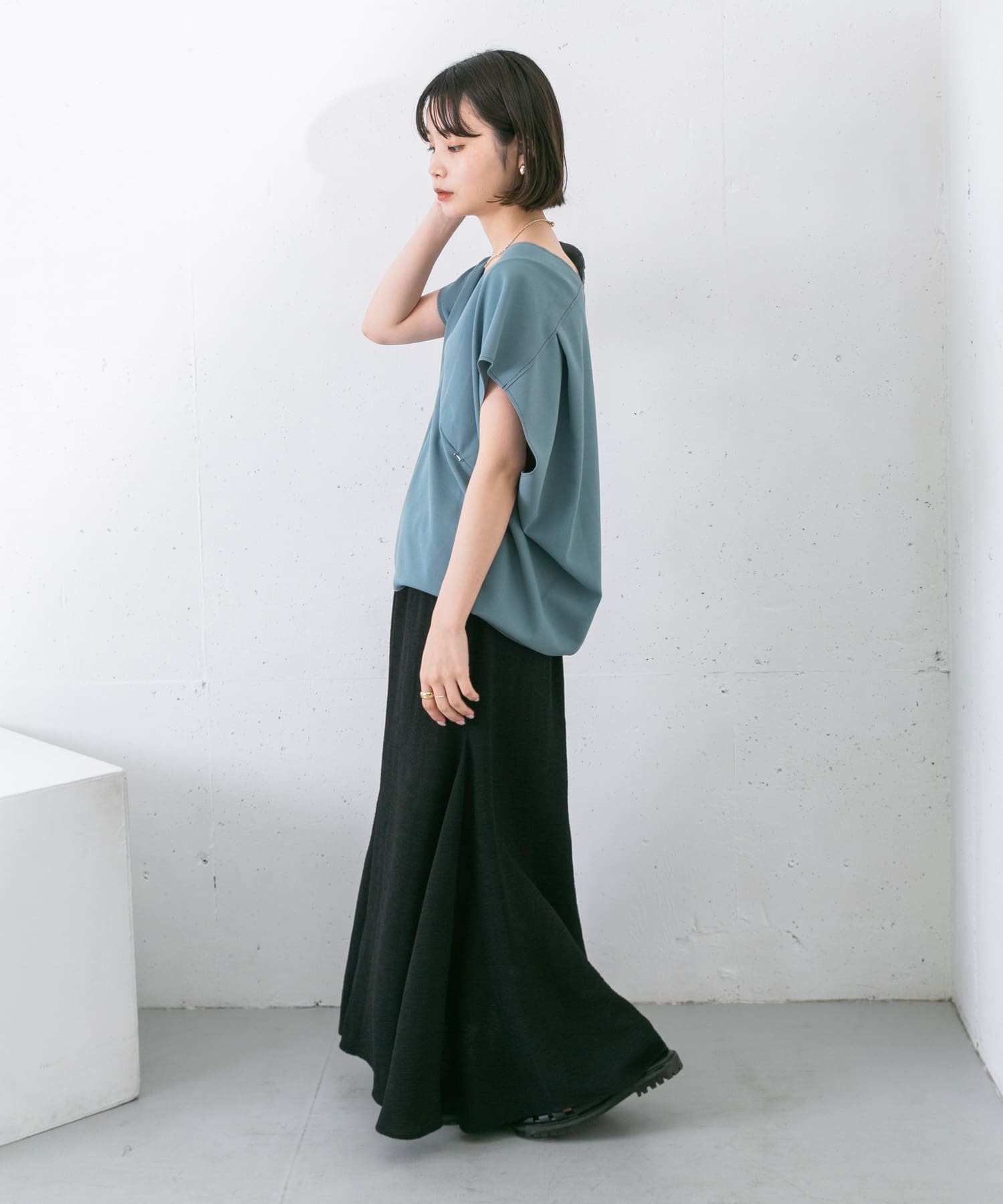 身長：160cm サイズ：one