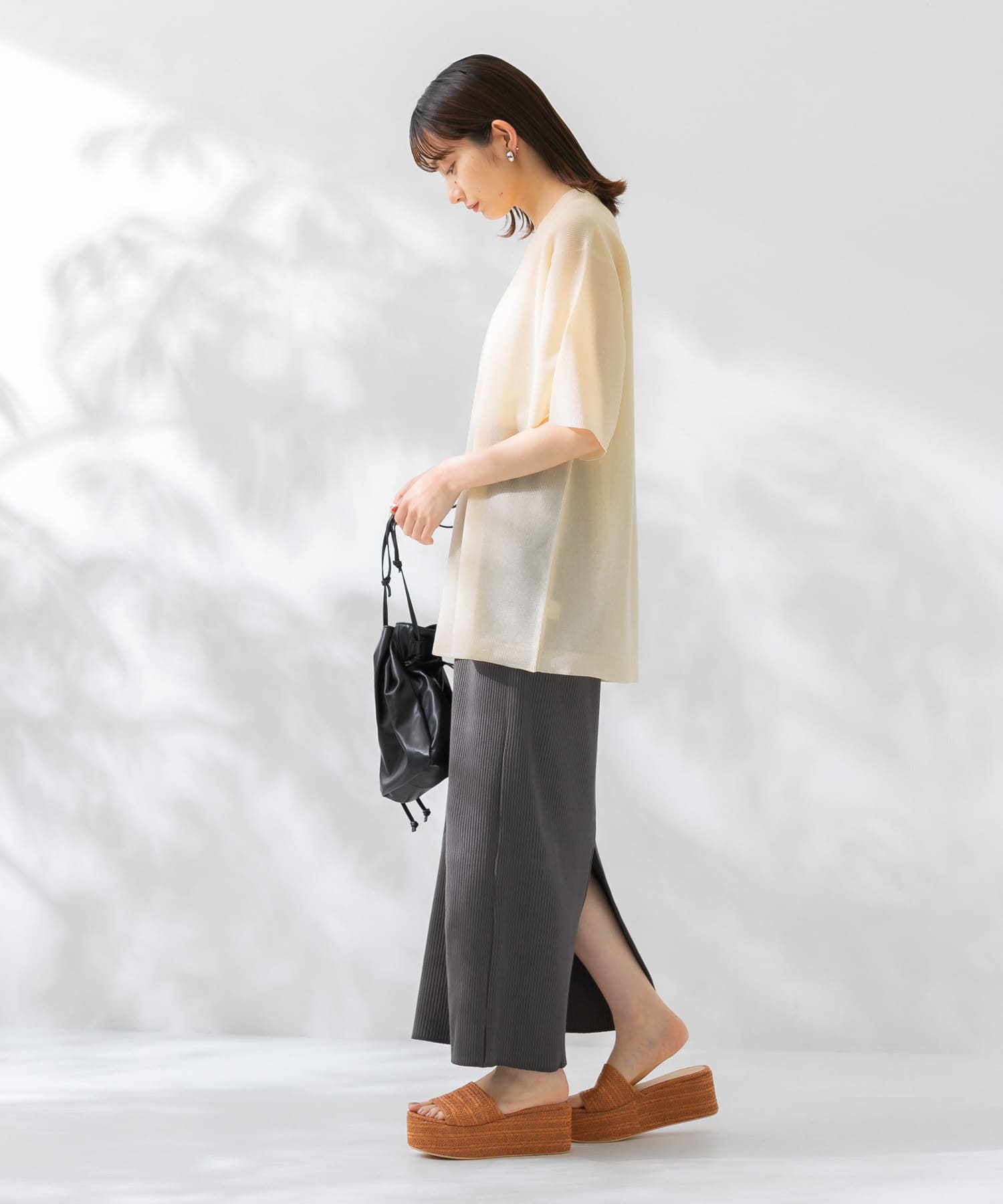 身長：159cm サイズ：one