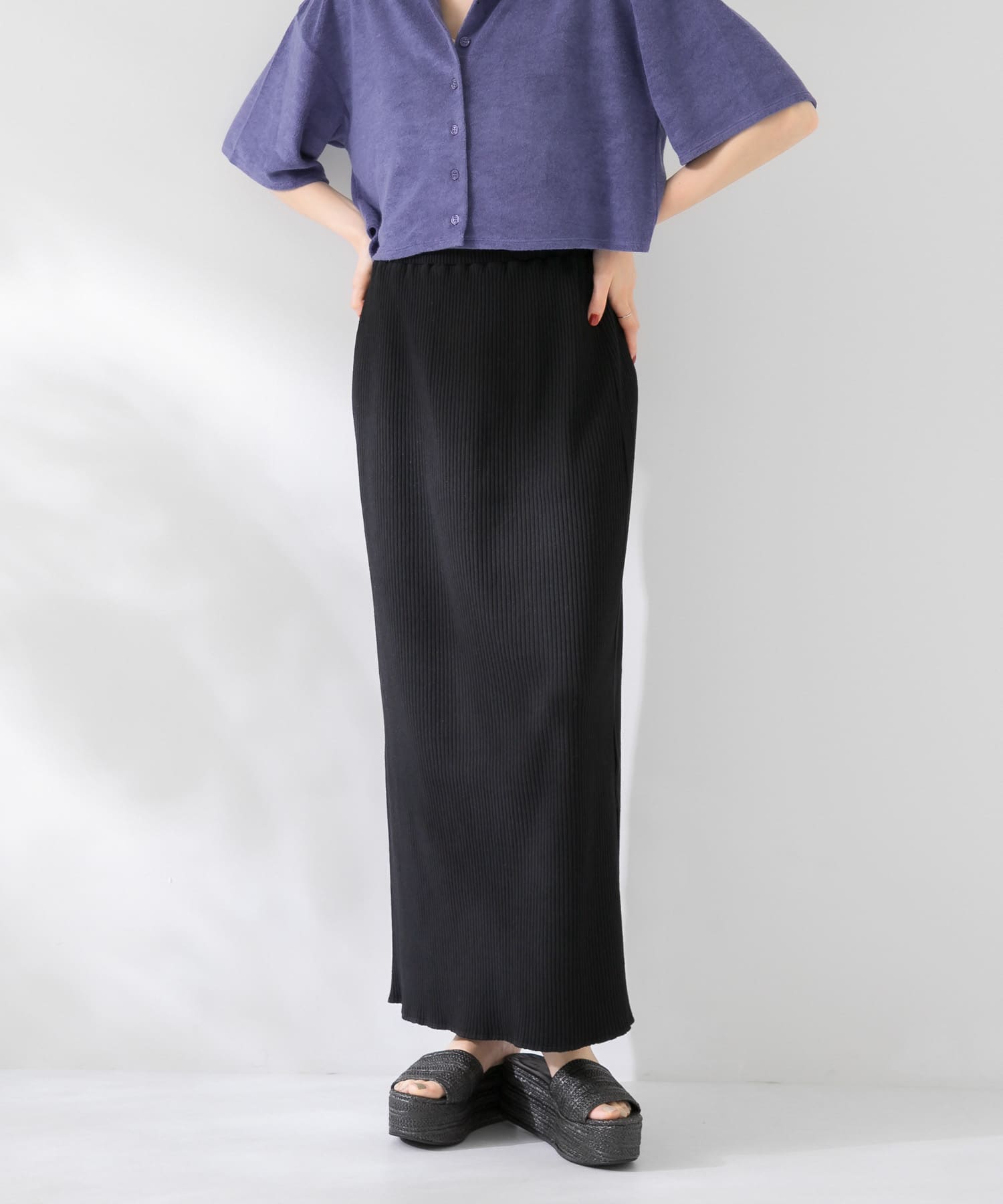 身長：159cm サイズ：one