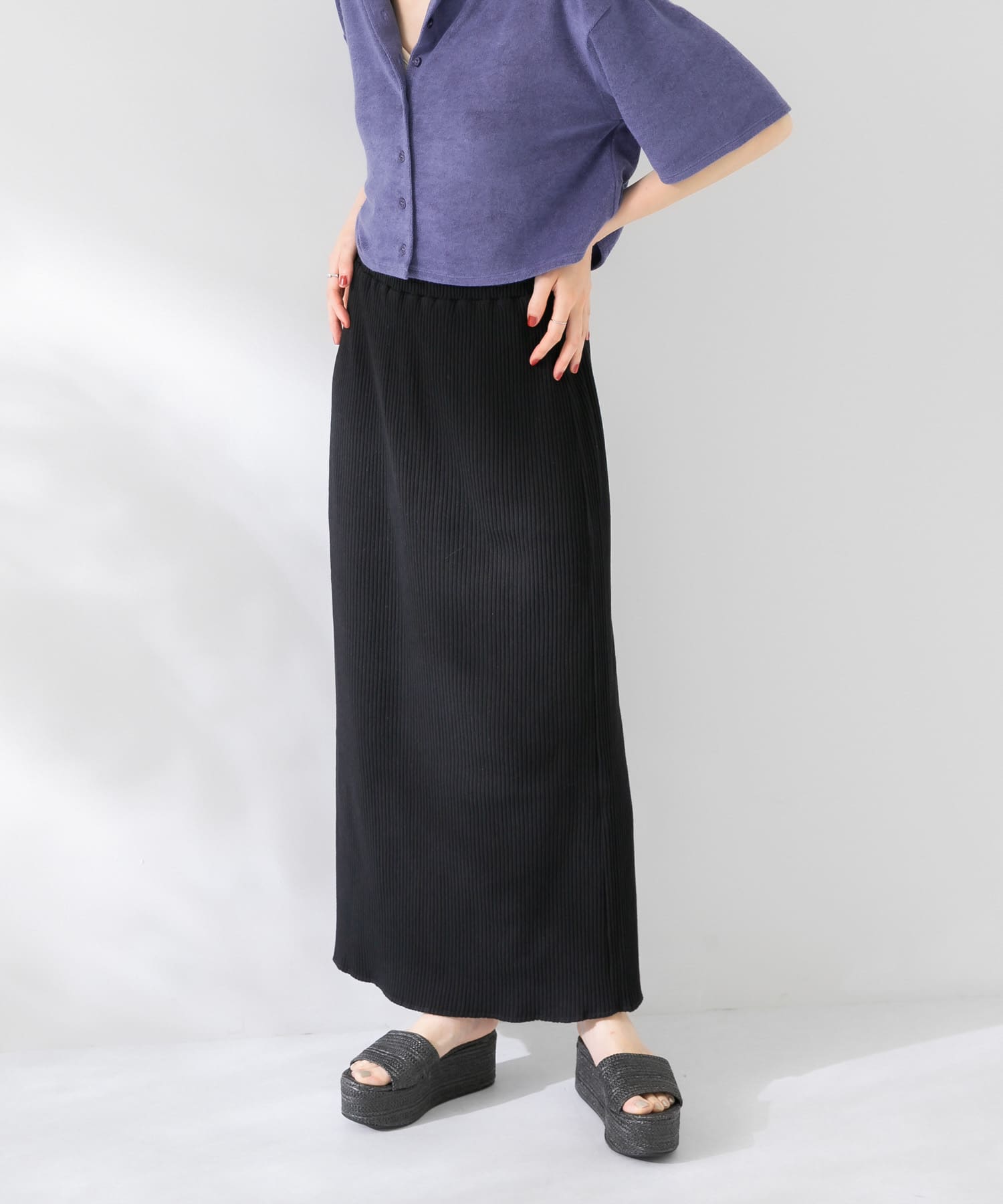 身長：159cm サイズ：one