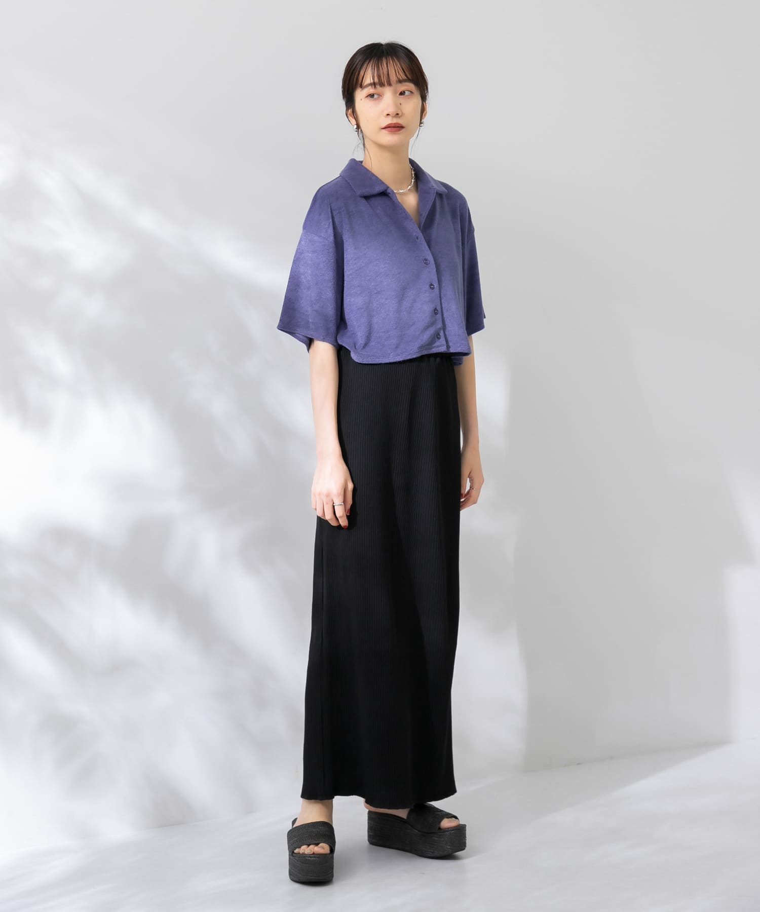 身長：159cm サイズ：one