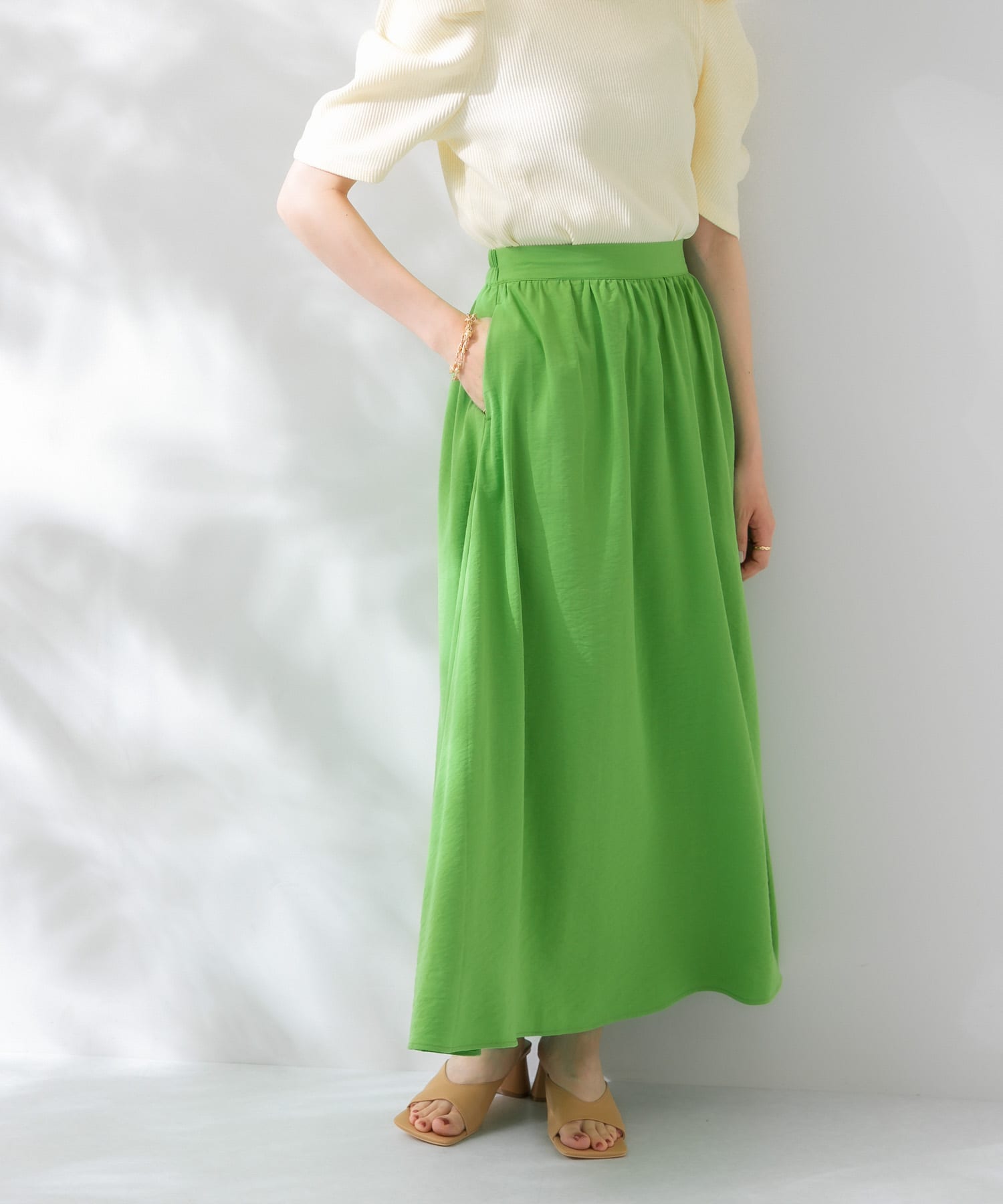 身長：155cm サイズ：one