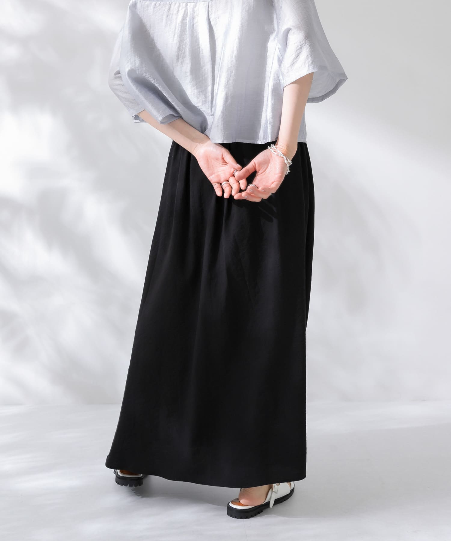 身長：155cm サイズ：one