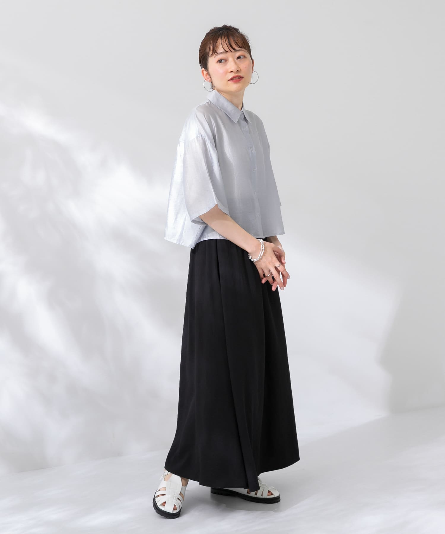 身長：155cm サイズ：one