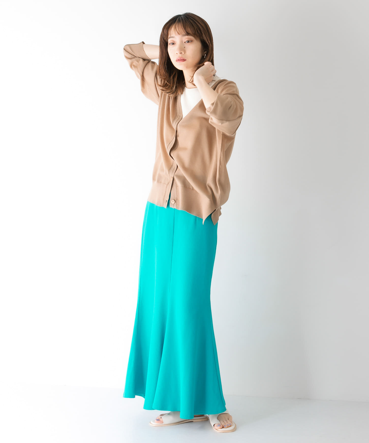 身長：159cm サイズ：one